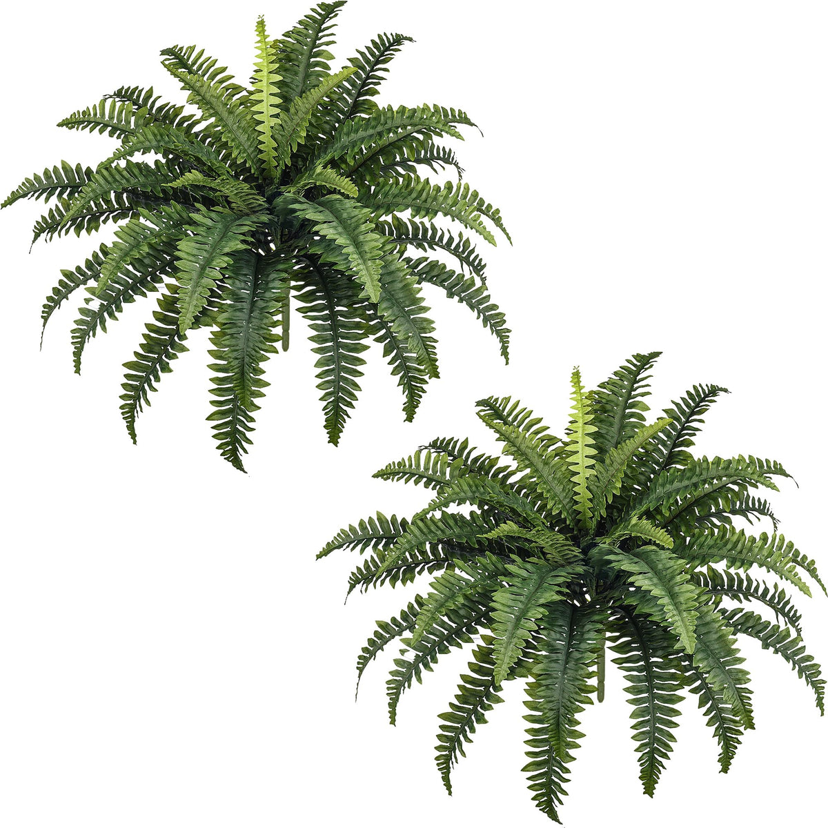 35 Fake Ferns Artificial Bush Plants for Outdoors 2 Pack - FOREST PRINCE Official Imagery - 1