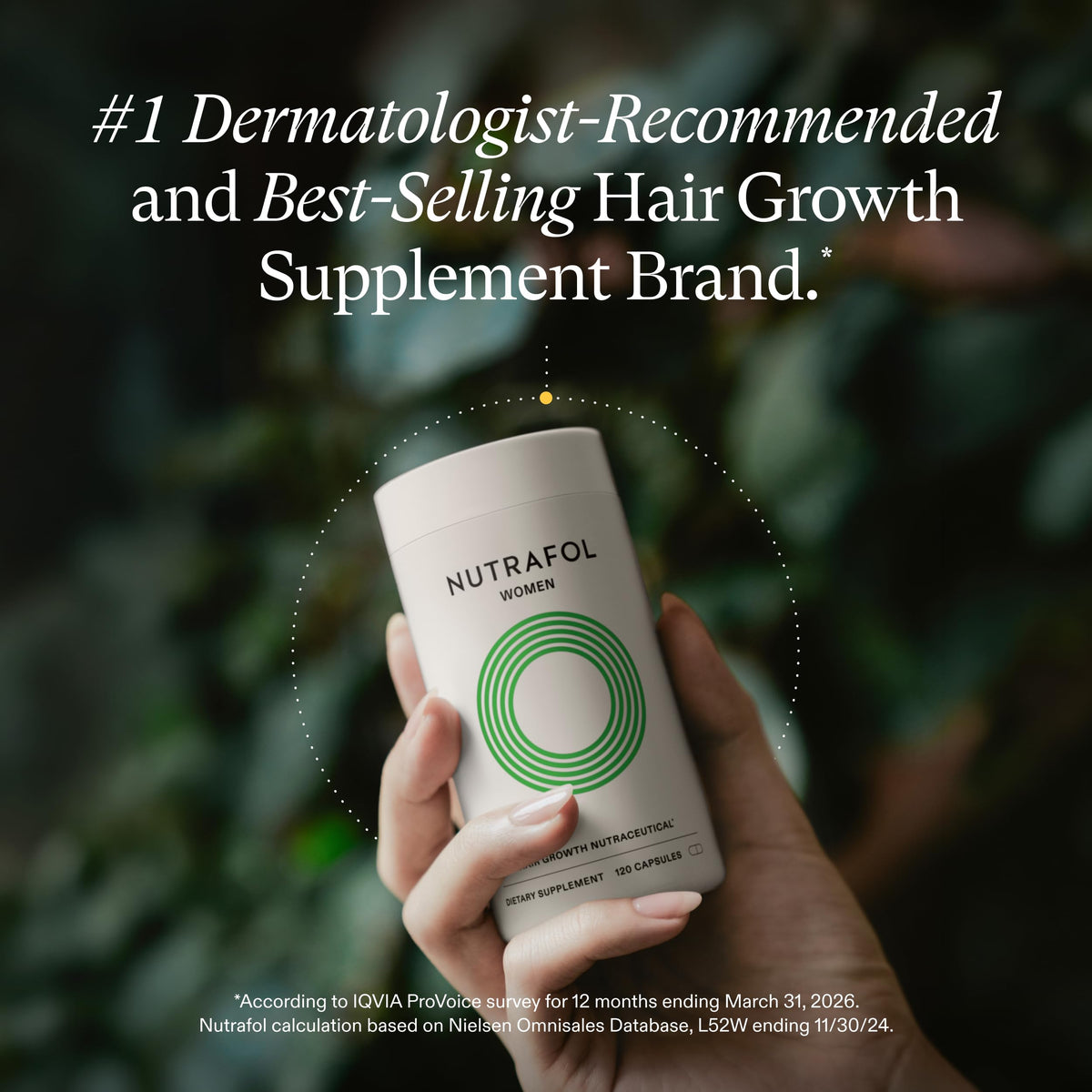 Nutrafol Women Hair Growth Supplements Ages 18 44 2 Month - Premium Selection Official Imagery - 4