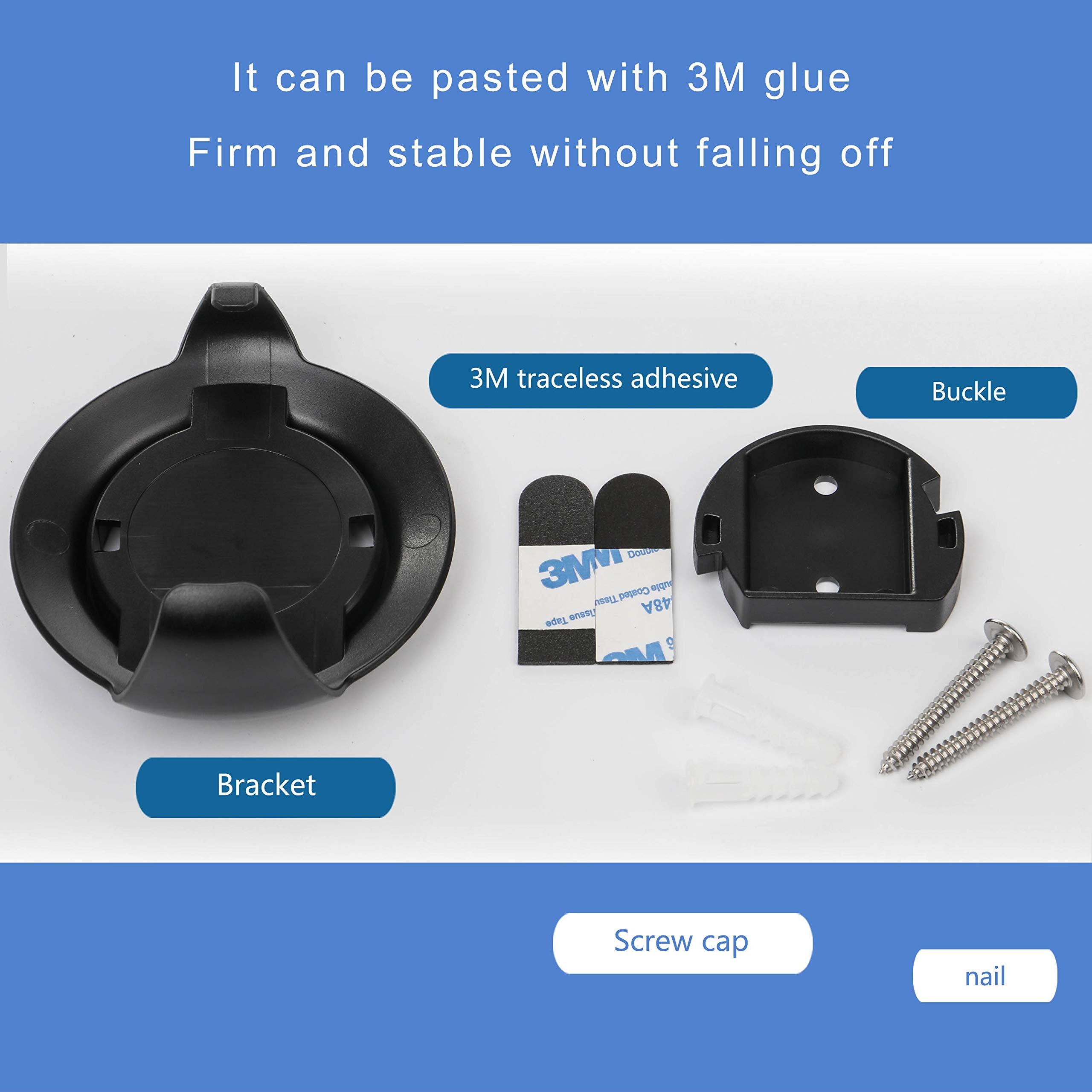 WIDEPLORE Echo Dot Wall Mount Holder for 3rd Generation, Built-in - WIDEPLORE Official Product View 7