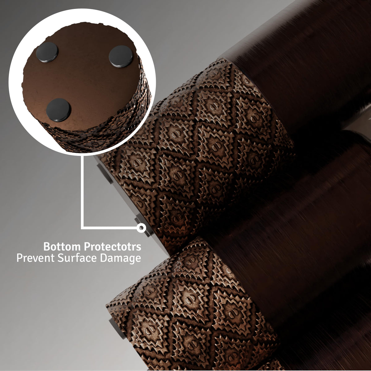 Creative Scents Dublin Brown Vases - Creative Scents Official Imagery - 6
