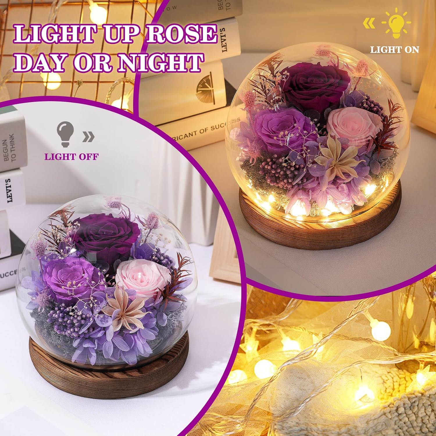 FIACO gift box with colorful flowers for mom, perfect for birthdays and Mother’s Day, suitable for gift delivery to women.