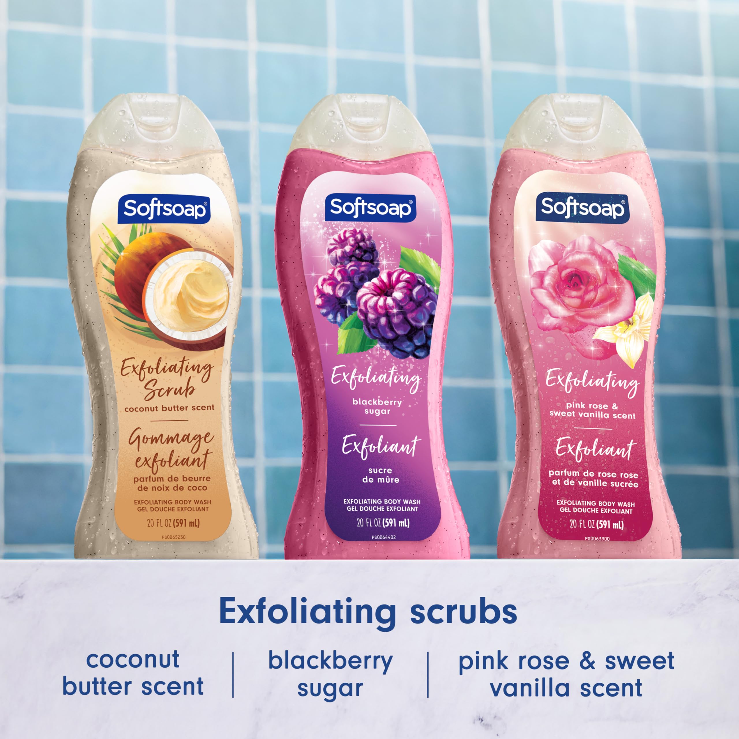 Softsoap Body Wash, Coconut Butter Scrub , Exfoliating Body Wash, 20 Ounce - Softsoap Official Product View 9