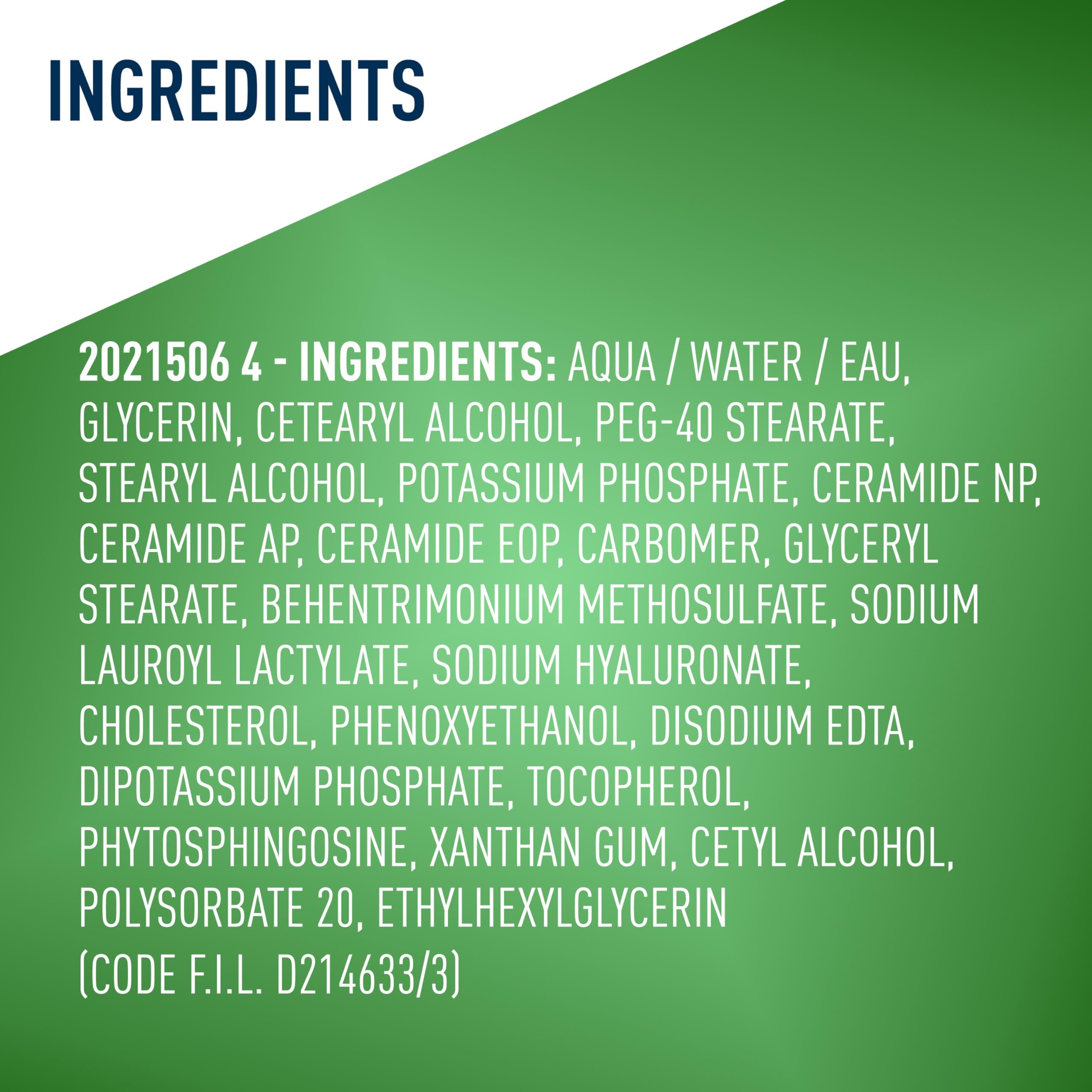 CeraVe Hydrating Cleanser with Hyaluronic Acid, Face Wash for... - CeraVe Official Product View 9