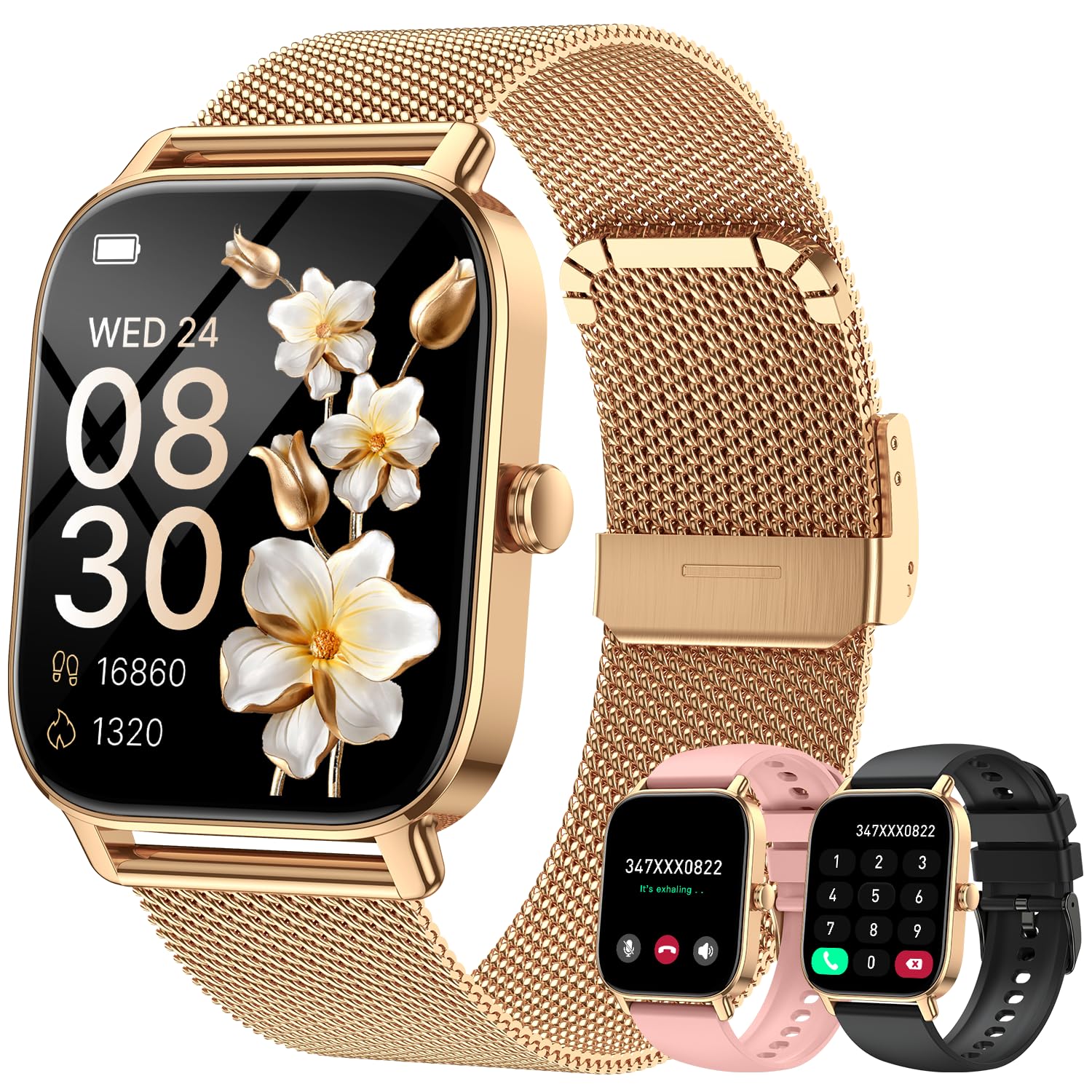 Kimeag Smart Watch for Women Fitness Tracker: Waterproof Make Answer C - View 1