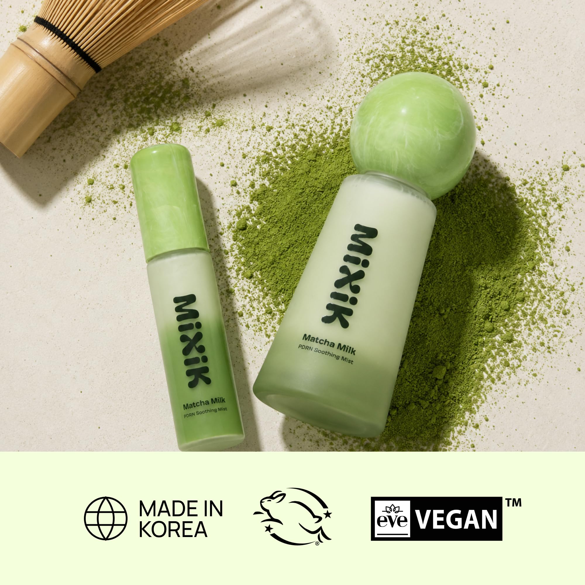 MIXIK Matcha Milk PDRN Soothing Mist, K-Beauty Face Mist with - MIXIK