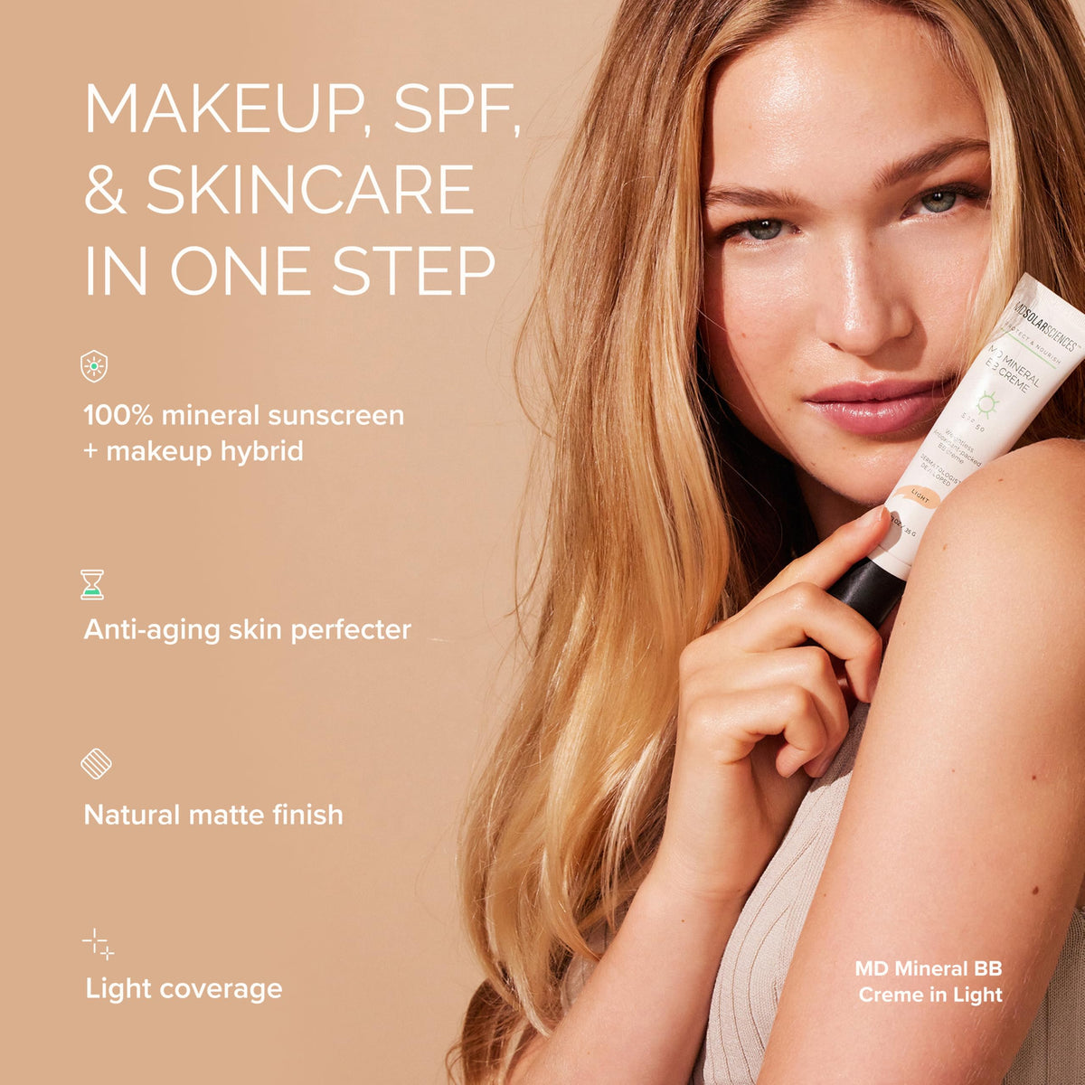 MDSolarSciences Cr me Mineral Beauty Balm SPF 50 OilFree - Premium Selection Official Imagery - 5