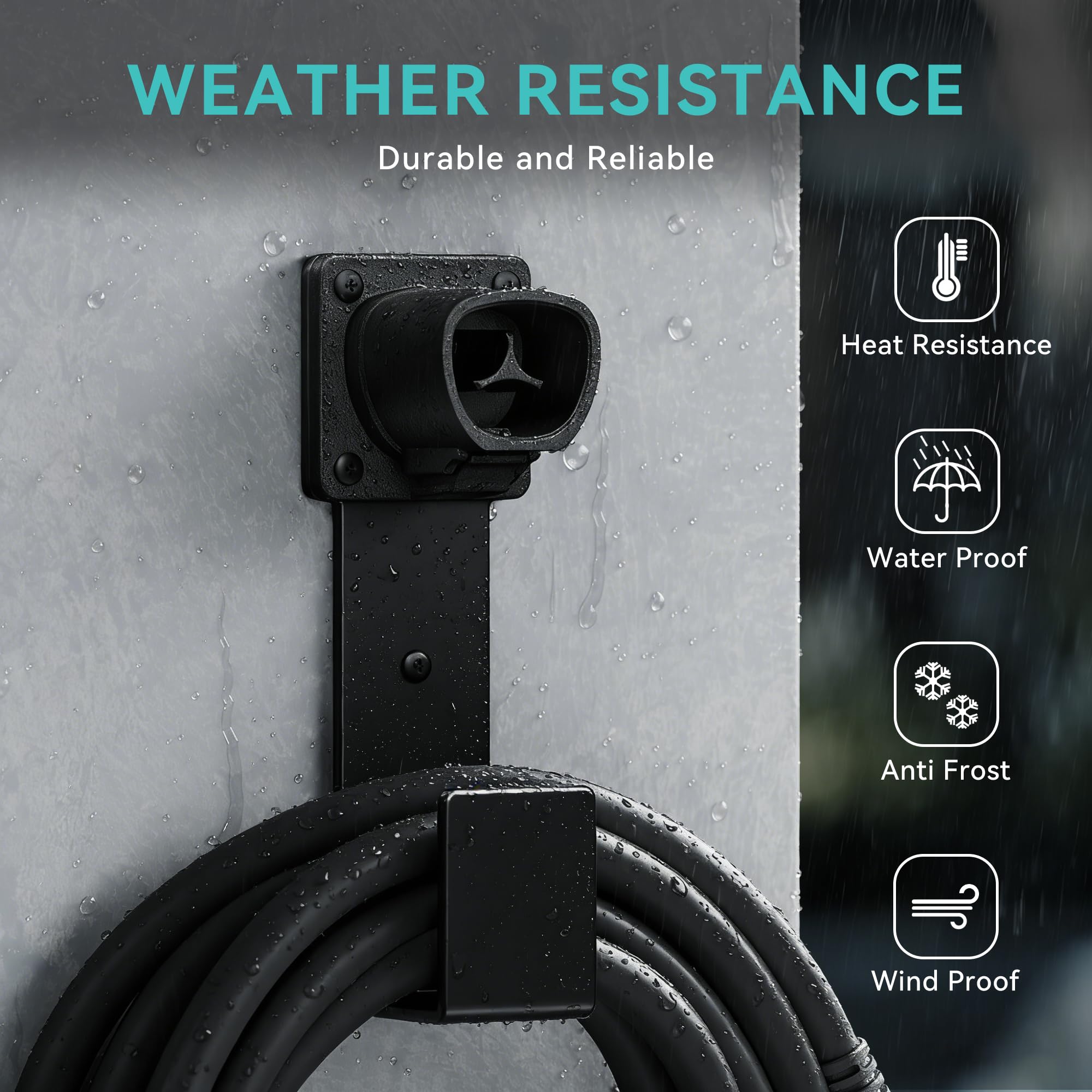 bussdis EV Charger Holder - Tesla Connector & Nozzle Holster Dock - bussdis Official Product View 4