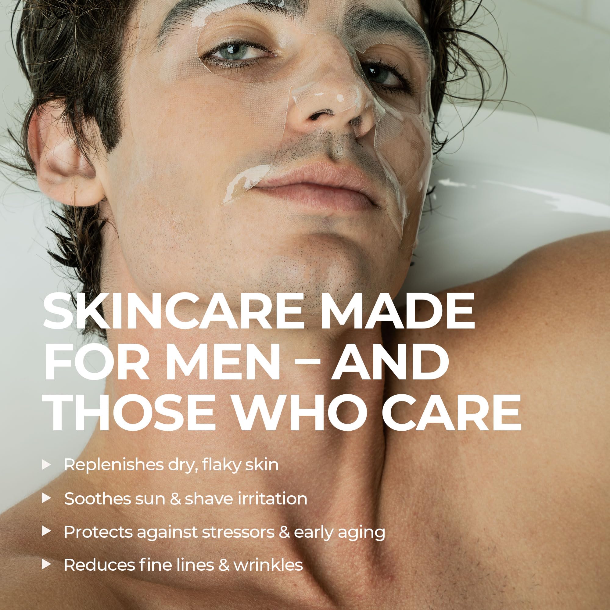 Men’s Revitalizing Hydrogel Face Sheet Mask Set, 5ct. - HommeFace