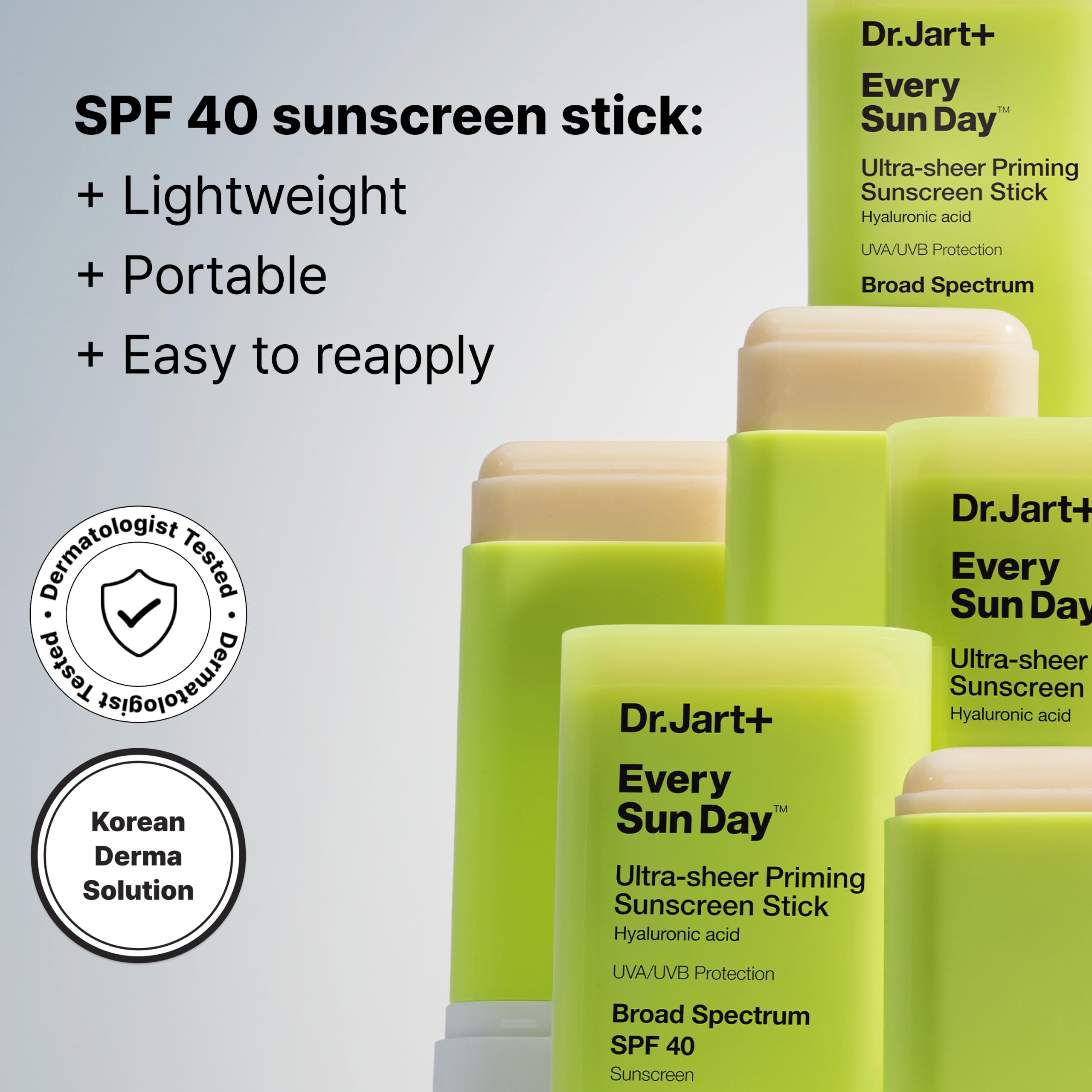 Dr Jart Every Sun Day Invisible Korean Sunscreen Stick SPF - Premium Selection Official Imagery - 3