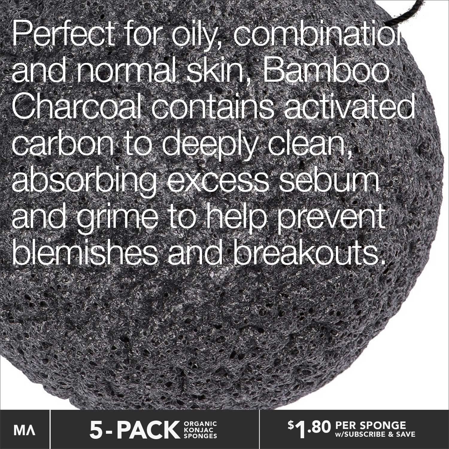 Minamul Konjac Exfoliating Organic Facial Sponge Set, Gentle daily face scrub - - MINAMUL Official Product View 4