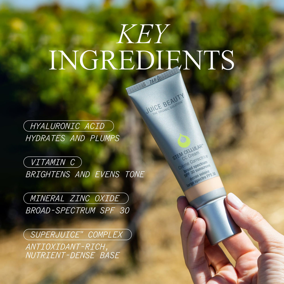 Juice Beauty Stem Cellular CC Cream SPF 30 - Juice Beauty Official Imagery - 7