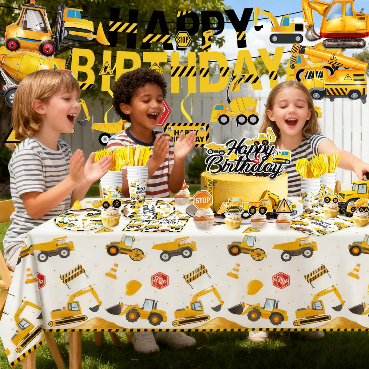 Construction Birthday Party Supplies - Oigco Official Imagery - 8