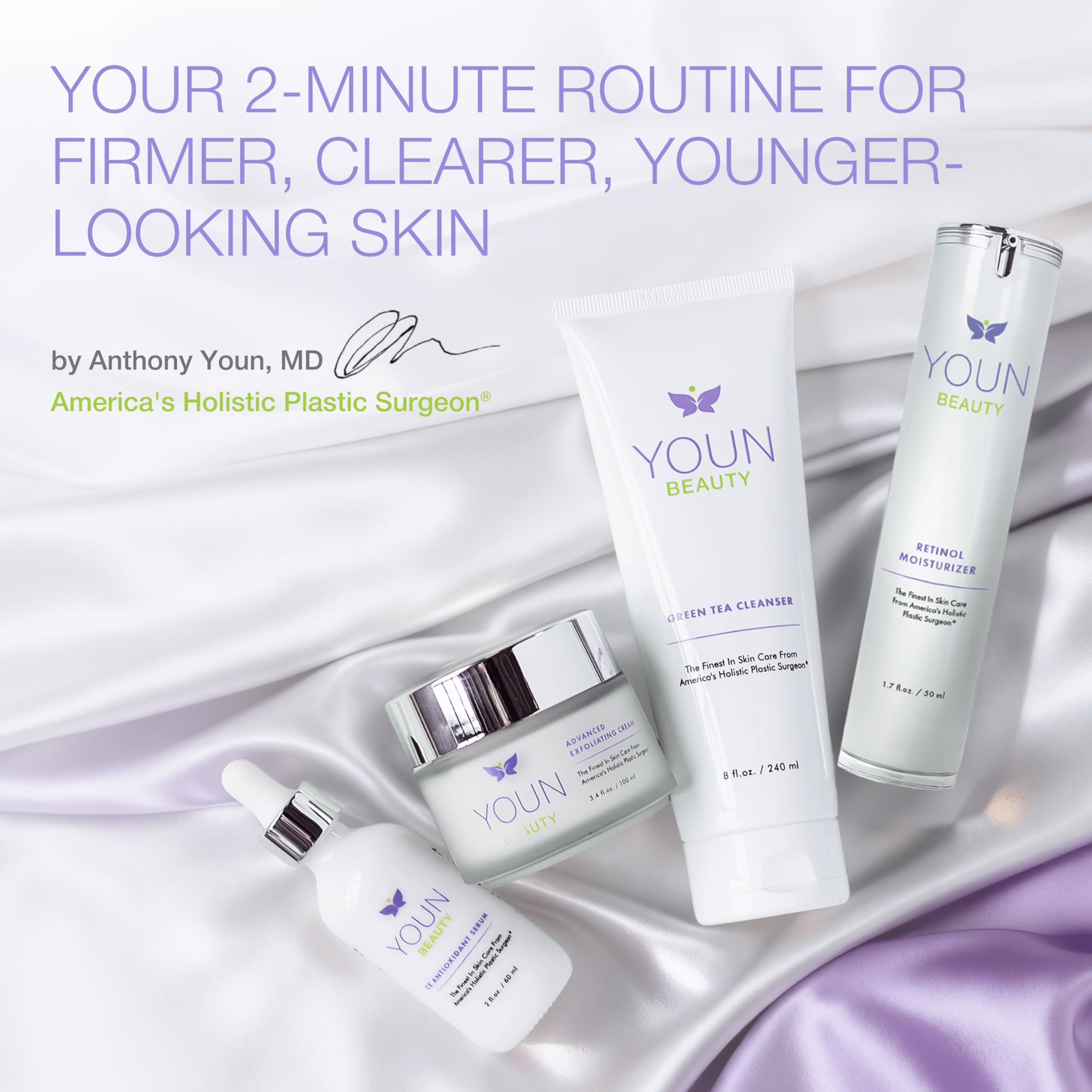 YOUN Beauty 2 Minutes 5 Years Younger Skin Care System by Dr. - YOUN Beauty