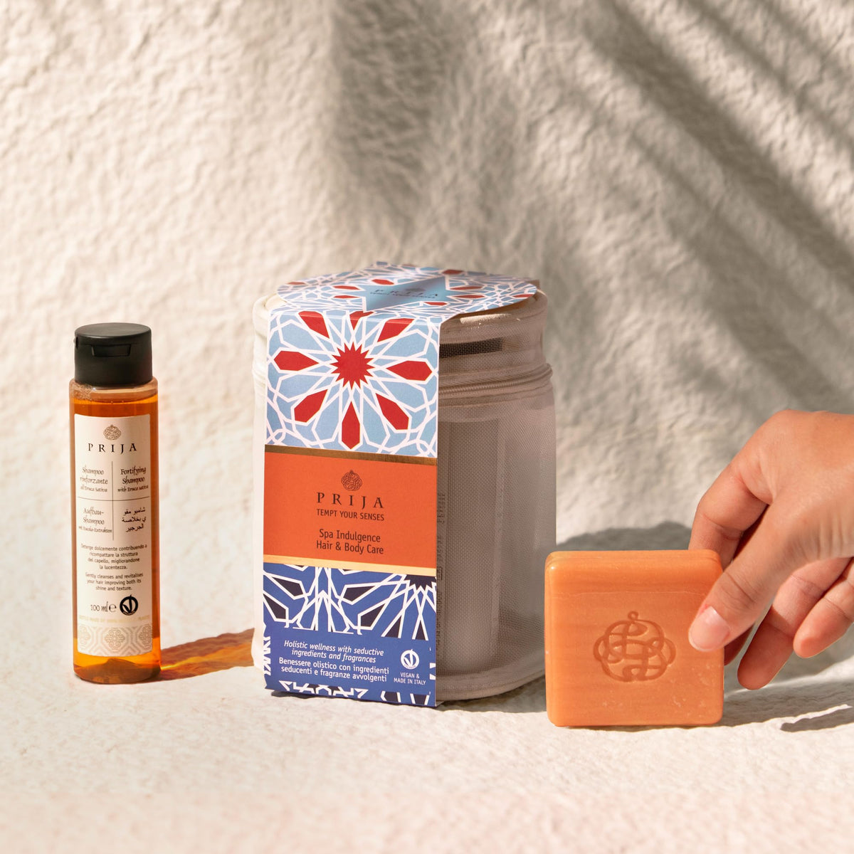 Prija Luxurious Carry On Kit for Hair and Body 6 Travel - Prija Official Imagery - 6