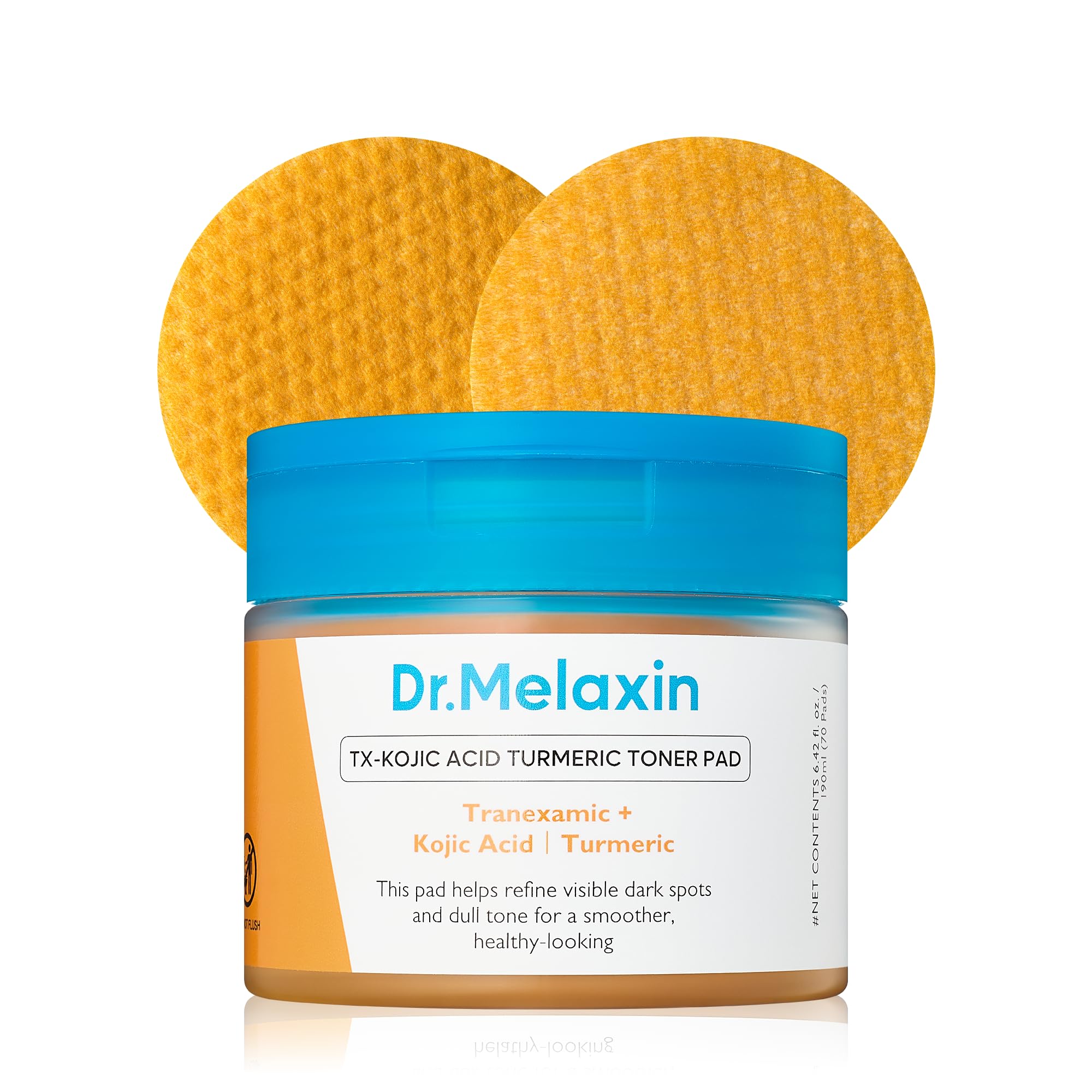 Dr.Melaxin TX Kojic Acid Turmeric Toner Pads with Tranexamic - Dr.Melaxin