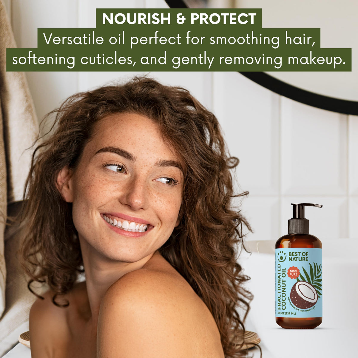 Best of Nature Fractionated Coconut Oil for Skin Massage - Best of Nature Official Imagery - 8