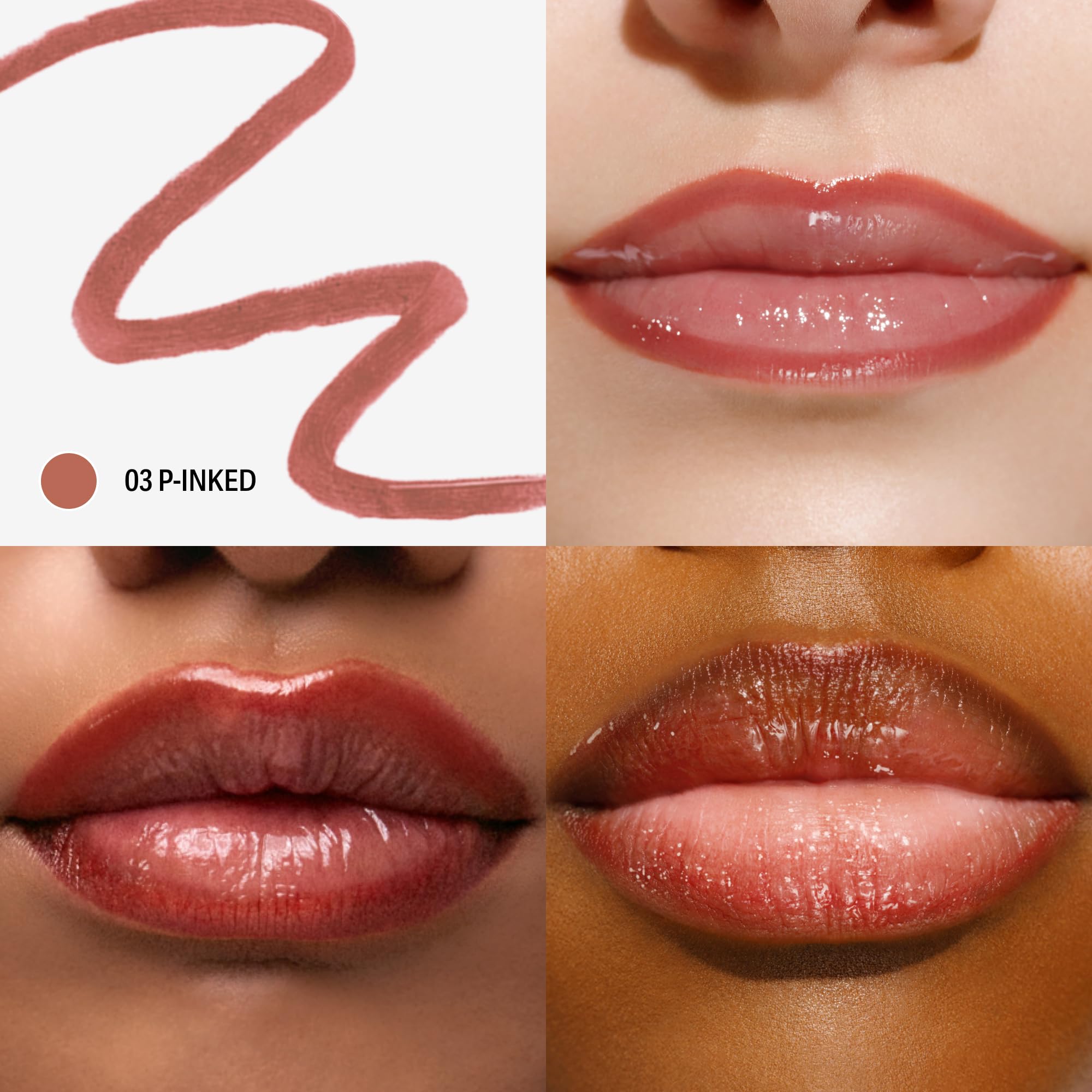 Sacheu Lip Liner STAY-N Peel Off Lip Stain, Longwear, p-INKED - View 4