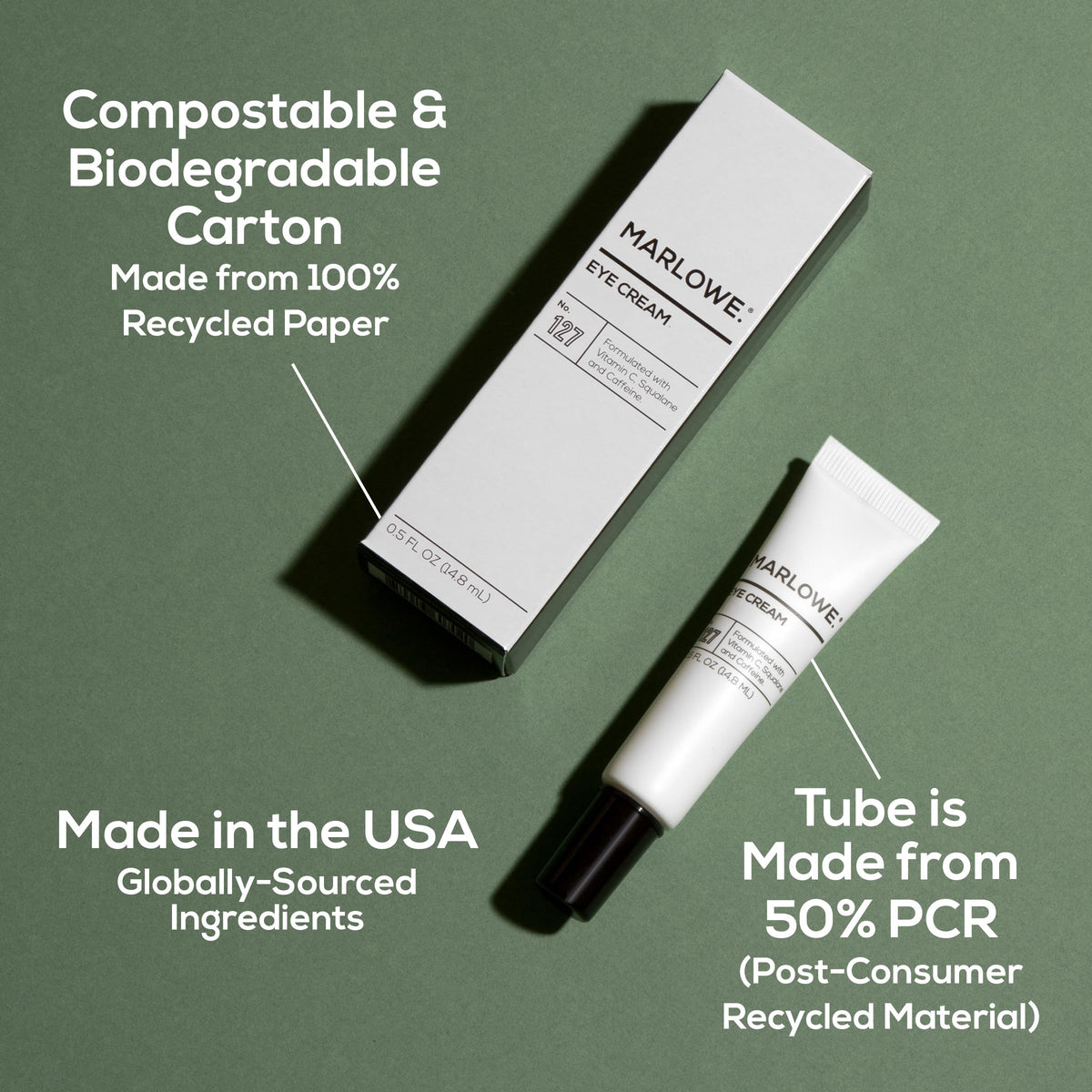 MARLOWE Eye Cream for Dark Circles and Puffiness - MARLOWE. Official Imagery - 7