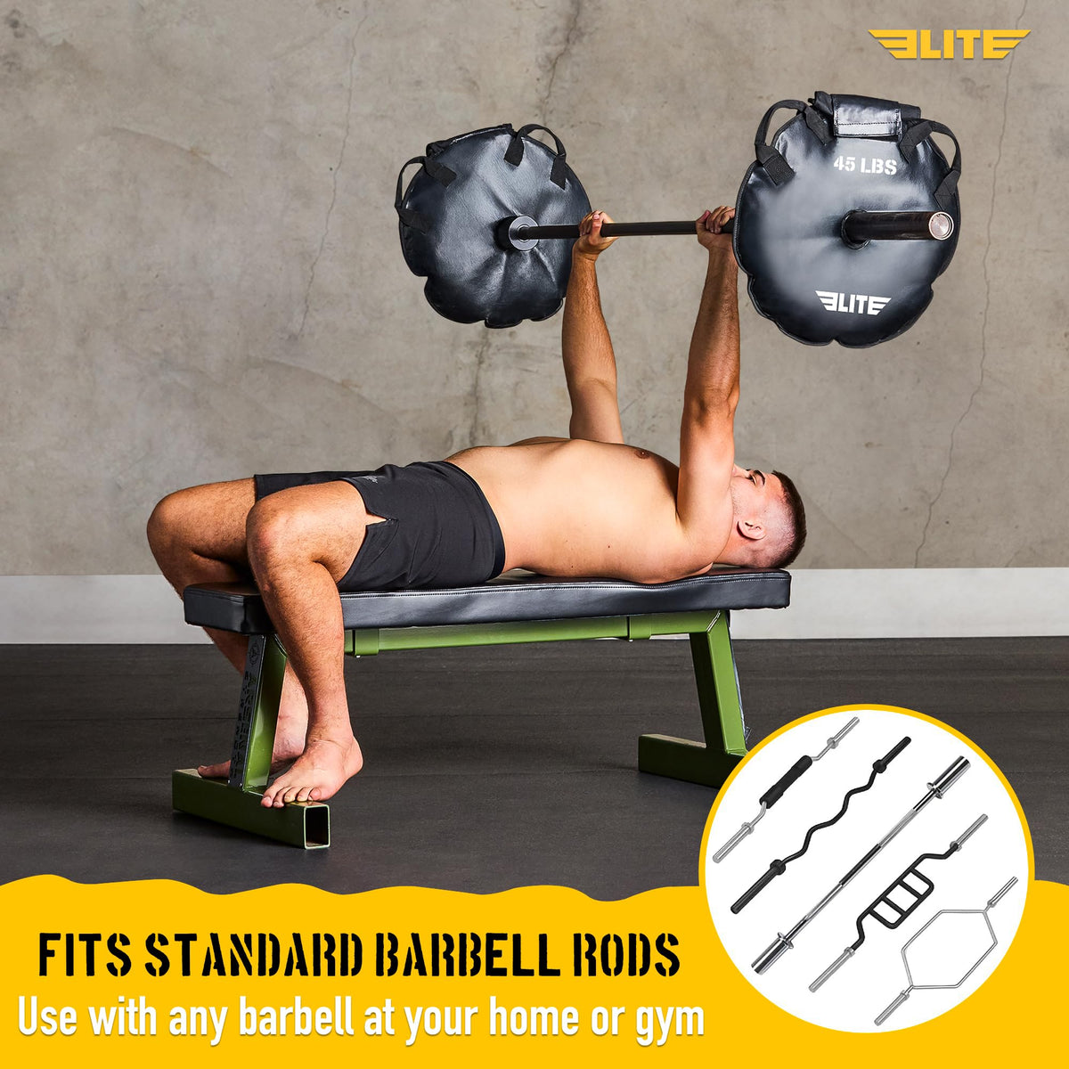 Elite Sports UNFILLED Workout Sand Plates EMPTY Fillable - Elite Sports Official Imagery - 5