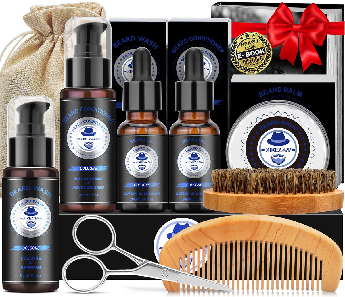 XIKEZAN Beard Kit for Men Grooming Care w Cologne Soften - XIKEZAN Official Imagery - 2