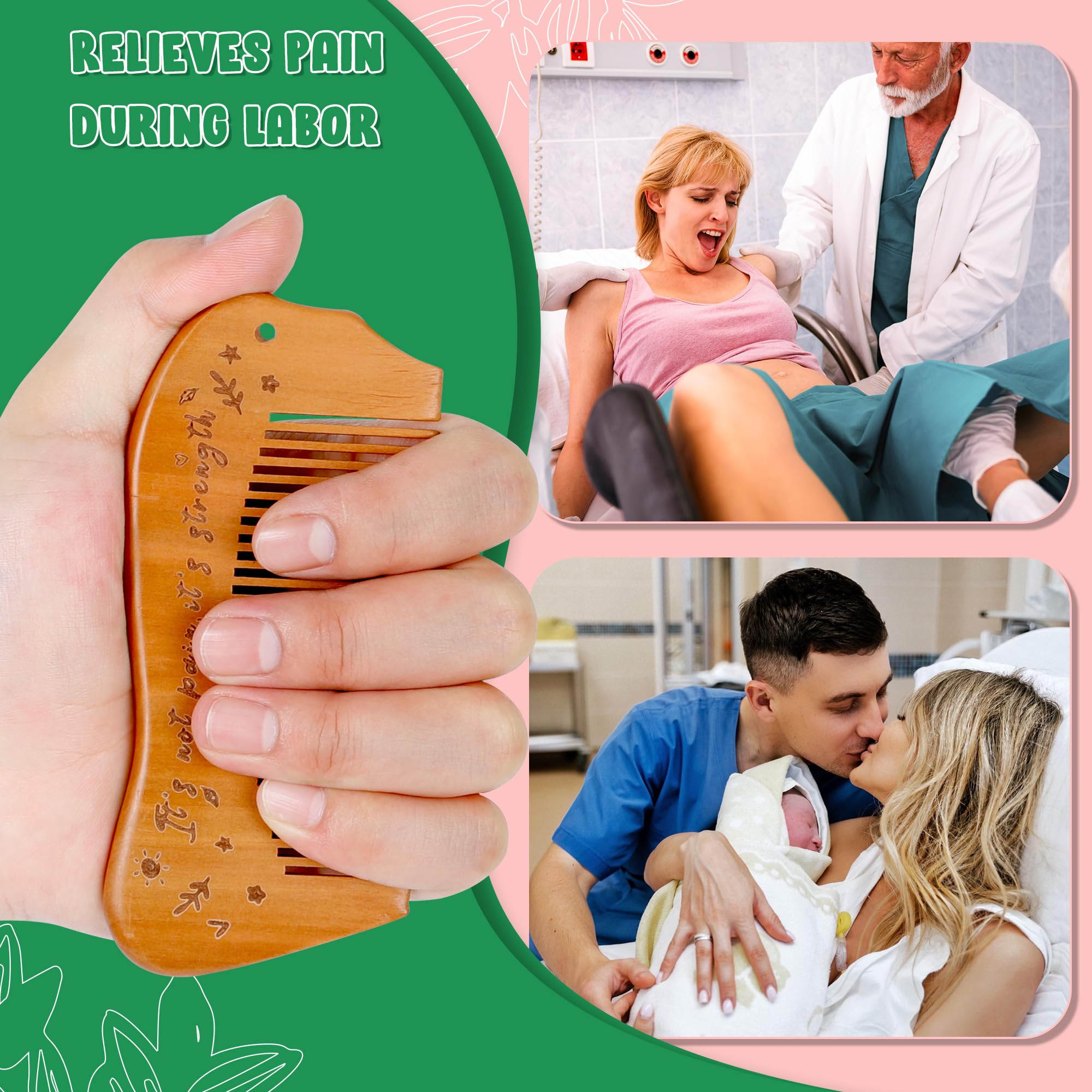 Arrozon Birthing Comb – Natural Labor Pain Relief Comb