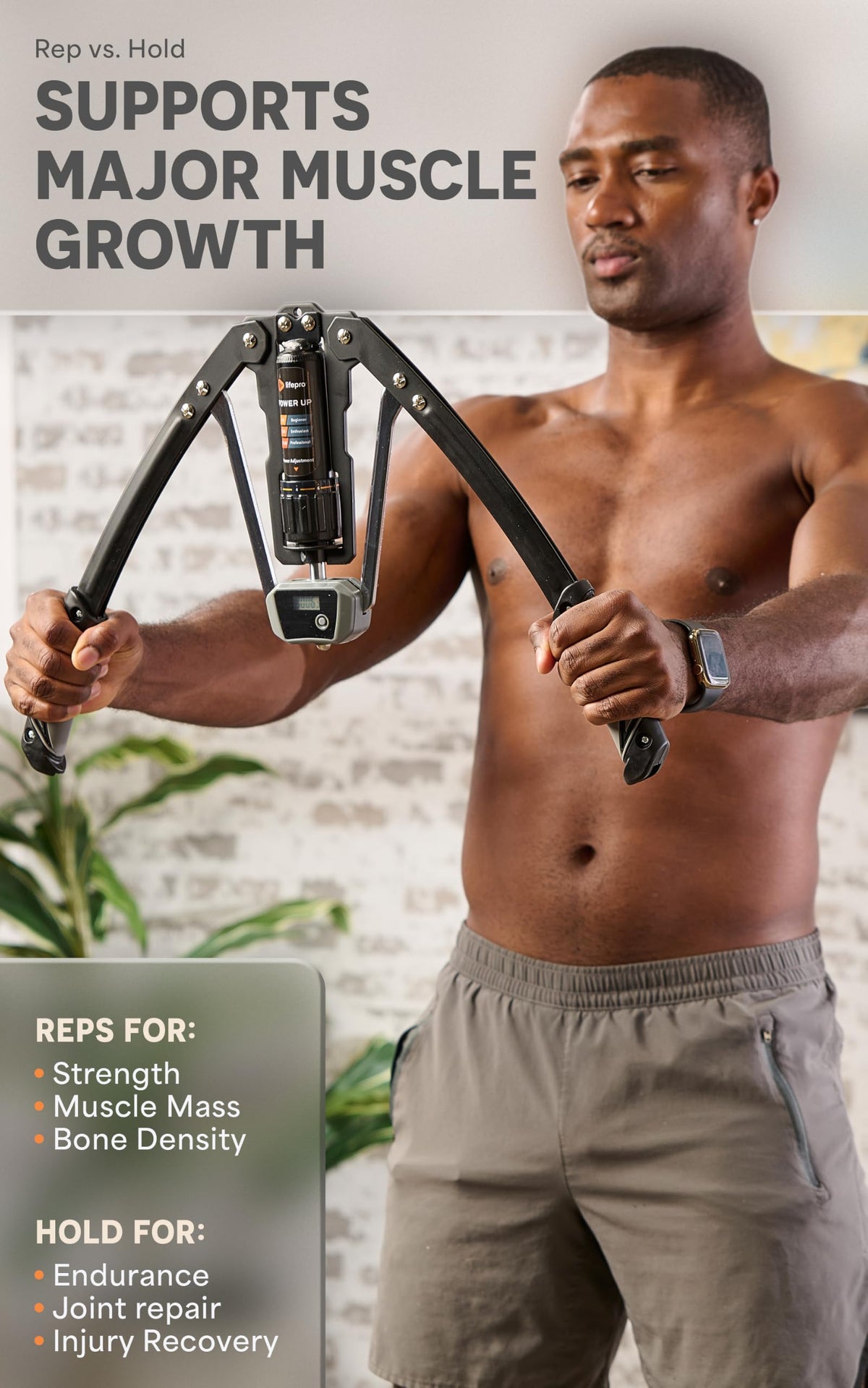 Lifepro ShredForce Twister Arm Trainer Chest Workout - Premium Selection Official Imagery - 6