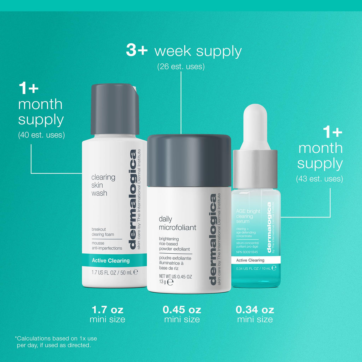 Dermalogica Clear and Brighten Kit Travel Size - Premium Selection Official Imagery - 8