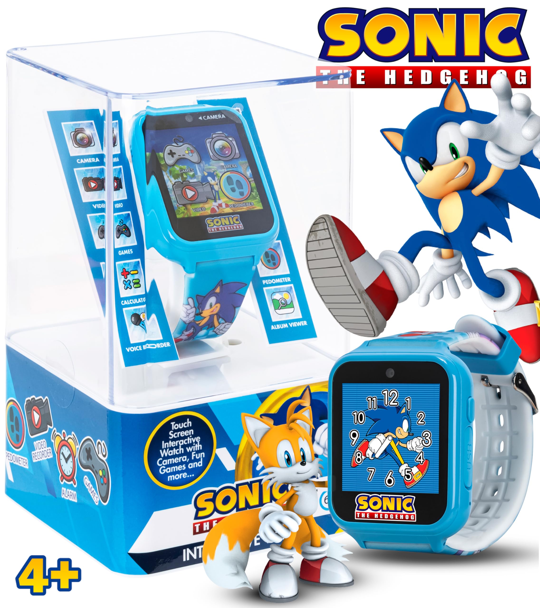 Accutime SEGA Sonic the Hedgehog Educational Learning Touchscreen Smar - View 2