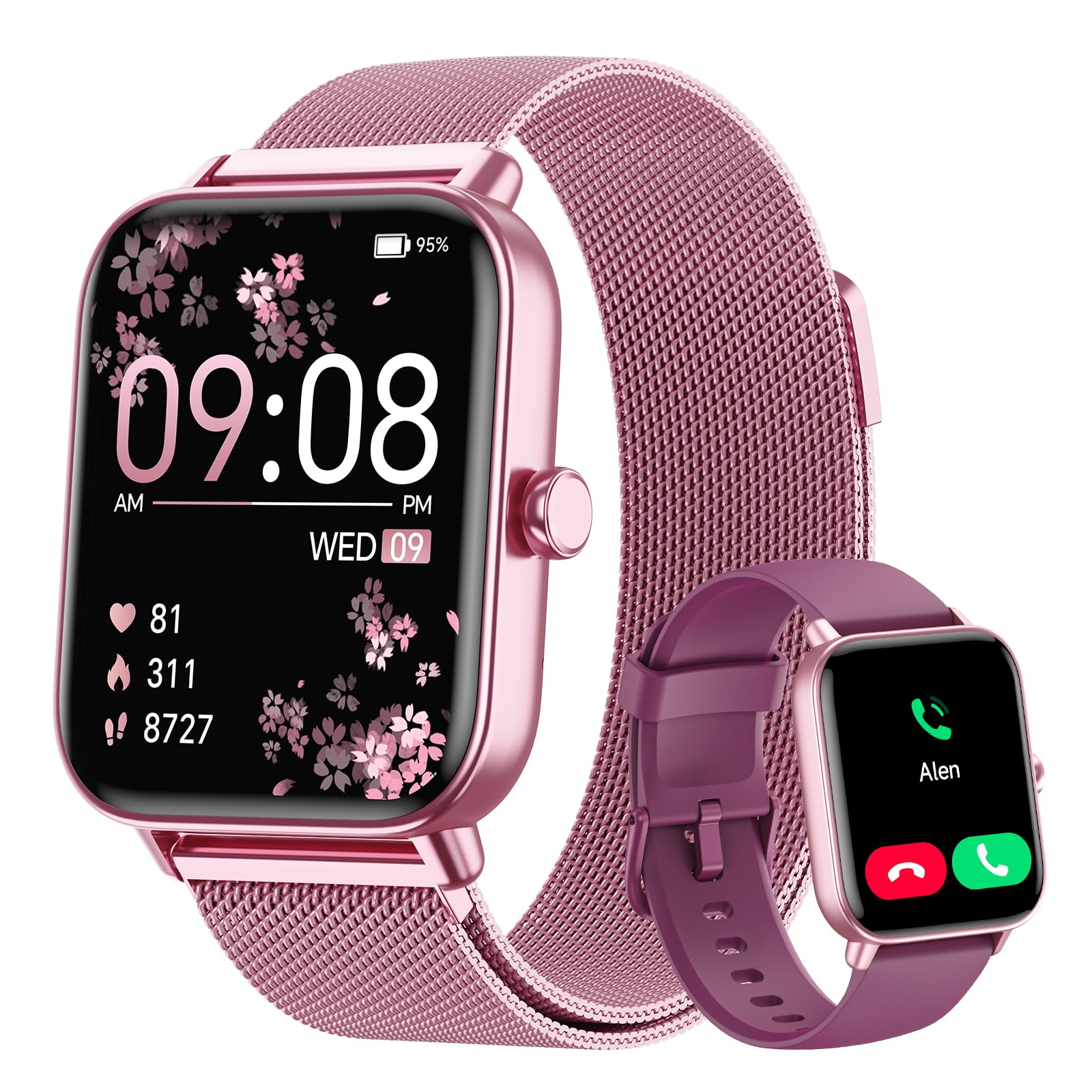 Hingso Smart Watches for Women  , 1.85" HD Alexa Smart Watch for Andro - View 1