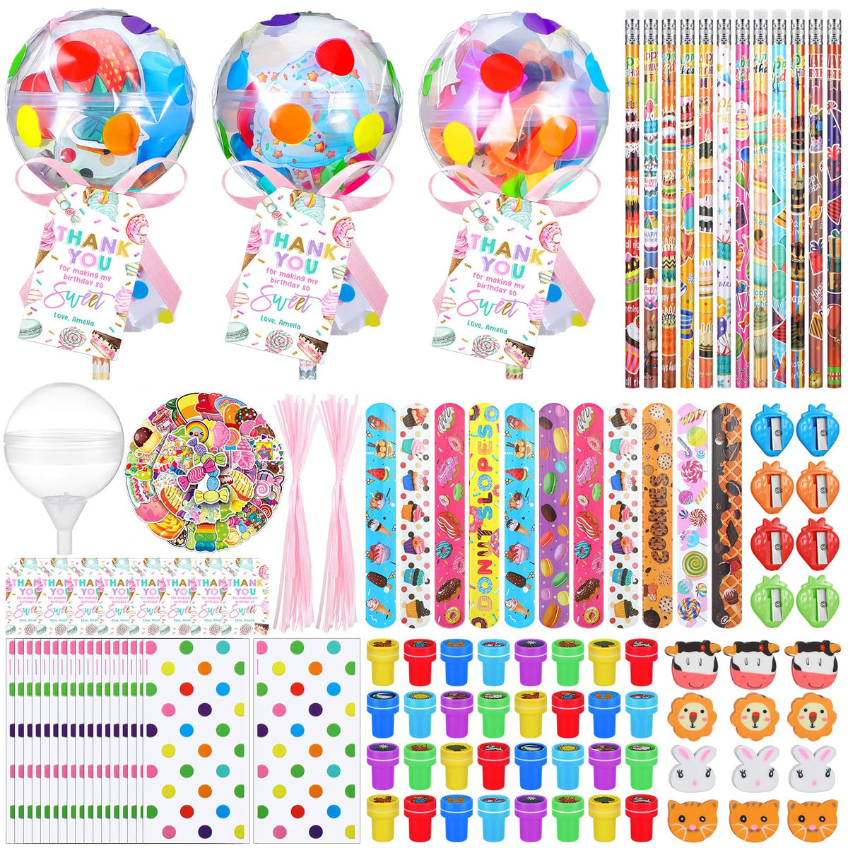 Soulchen 24 Pack Birthday Party Favor Set Bulk Giant - Soulchen Official Imagery - 1