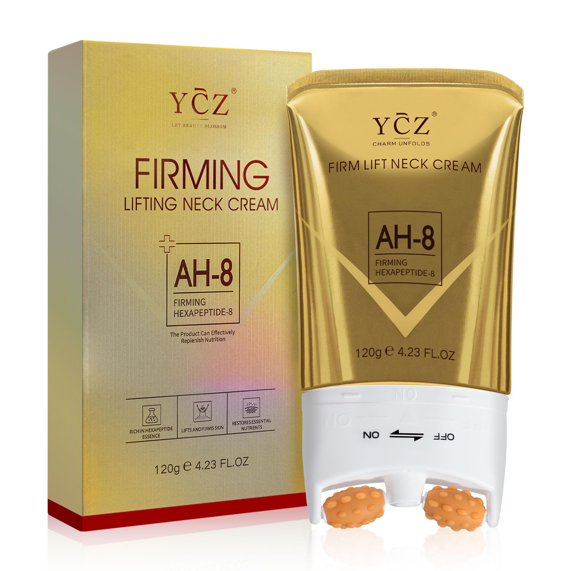 Ycz AH-8 Neck Cream for Tightening and Firming, Reduce Wrinkles, - Product Imagery
