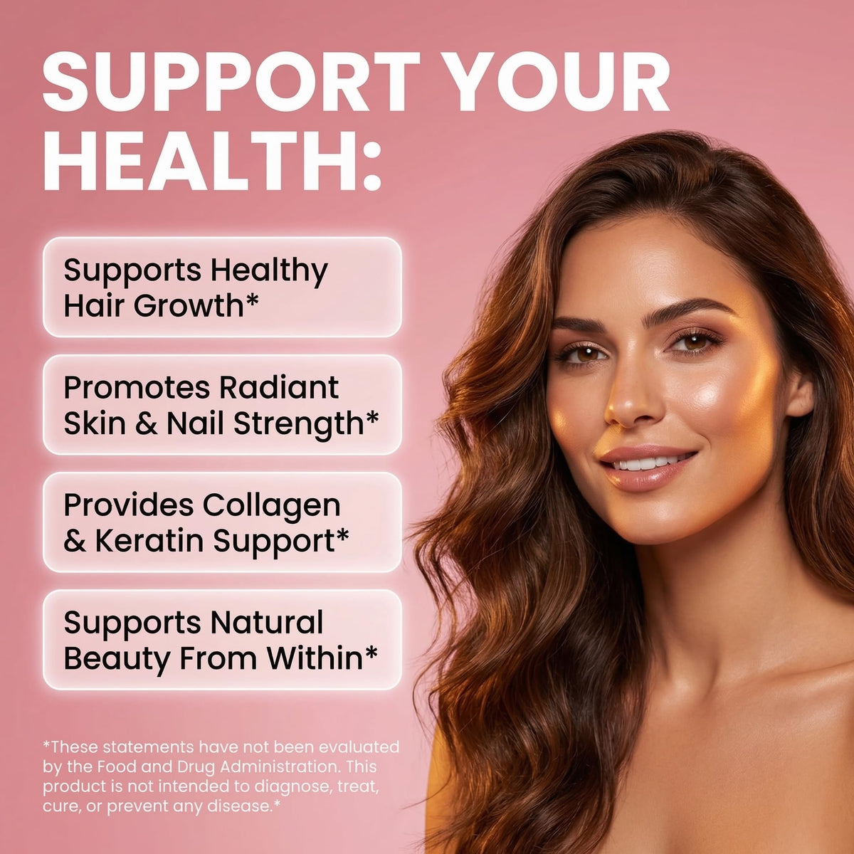 Liquid Biotin Collagen Keratin Hyaluronic Acid Saw Palmetto - Clean Nutraceuticals Official Imagery - 3