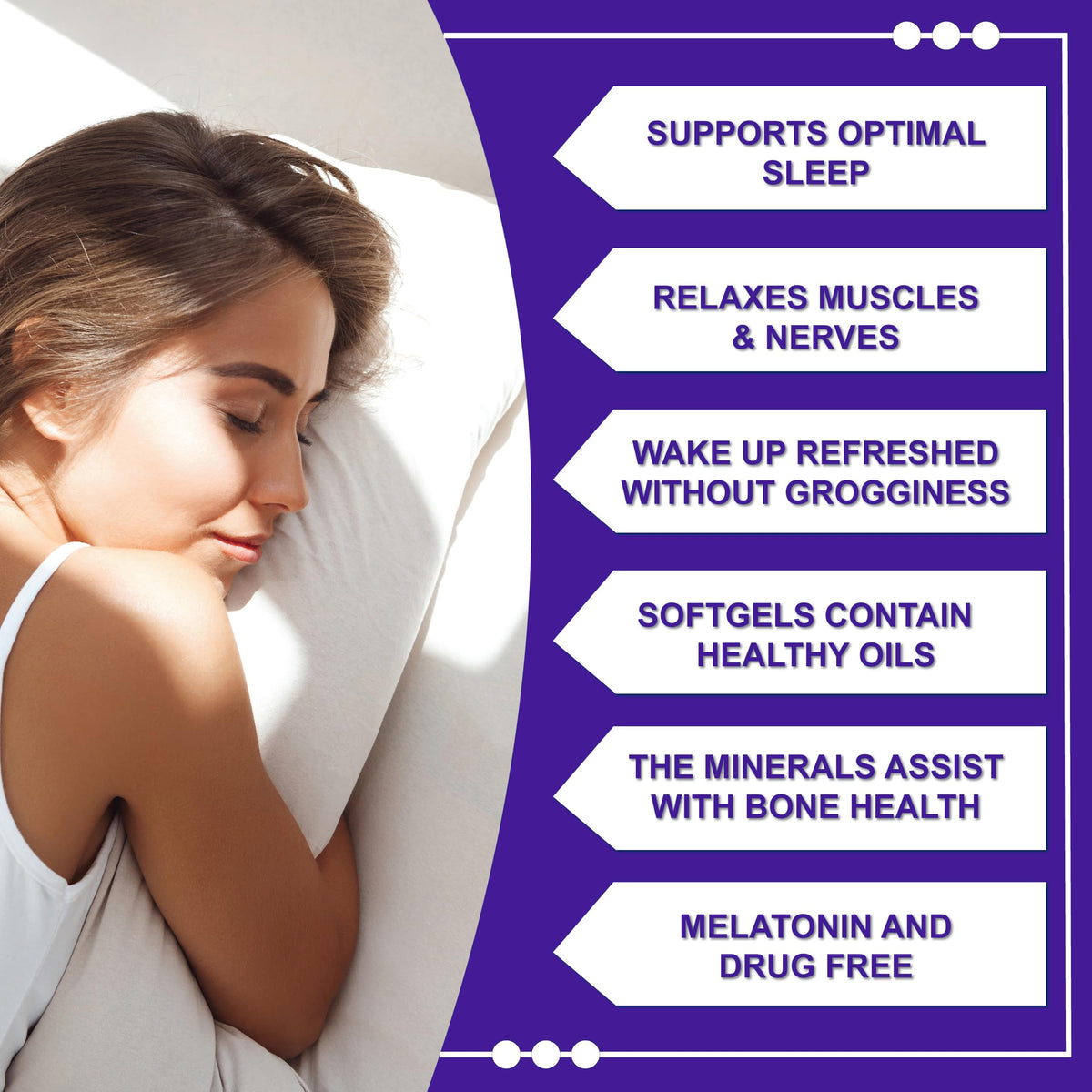 Sleep Minerals II Natural Sleep Aid 120 ct - Nutrition Breakthroughs Official Imagery - 6
