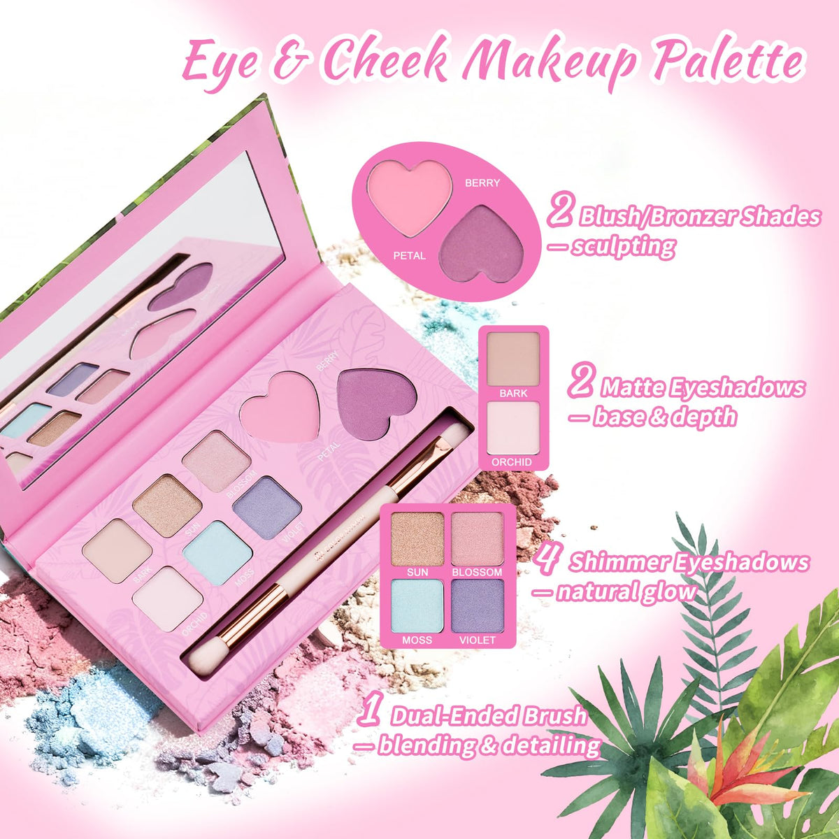 Color Nymph Girls Makeup Palette for Teens Make up Kit for - Color Nymph Official Imagery - 3
