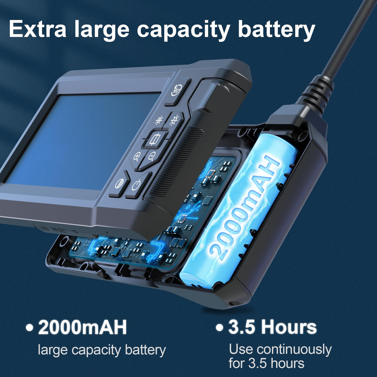 Endoscope Camera with Light Borescope Camera with 4 3 IPS - COOVIE Official Imagery - 7