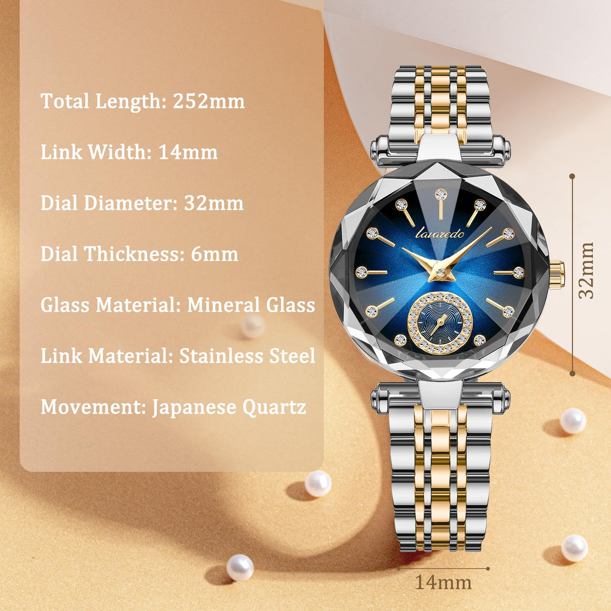 BEN NEVIS Watch Watches for Women with Elegant Leather Strap - BEN NEVIS Official Imagery - 8