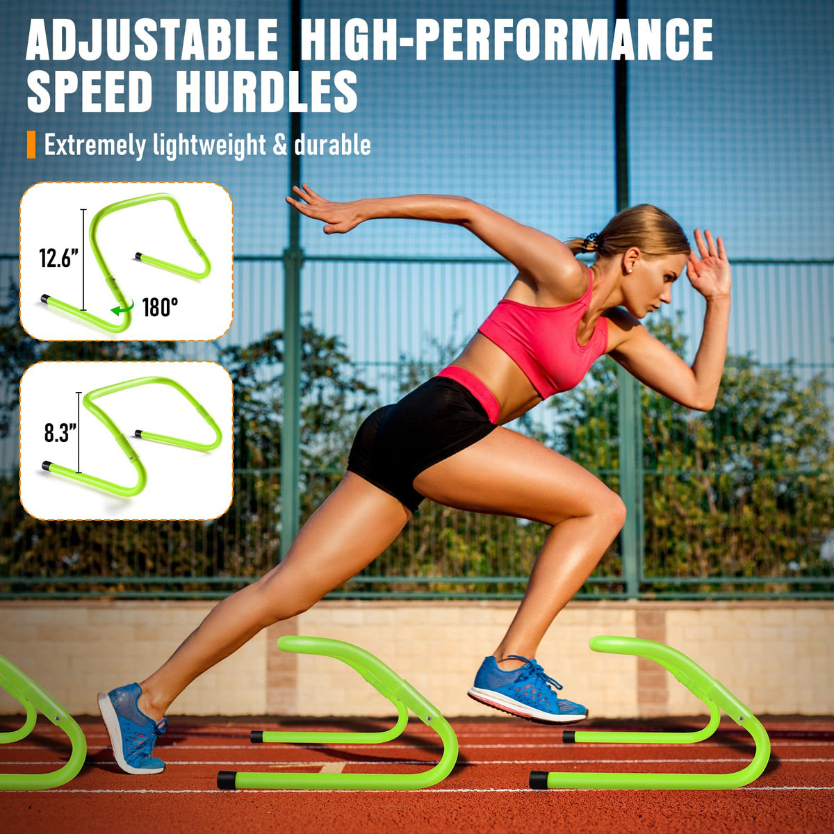 Agility Ladder Agility Speed Training Equipment Set 20ft - MUROZA Official Imagery - 5