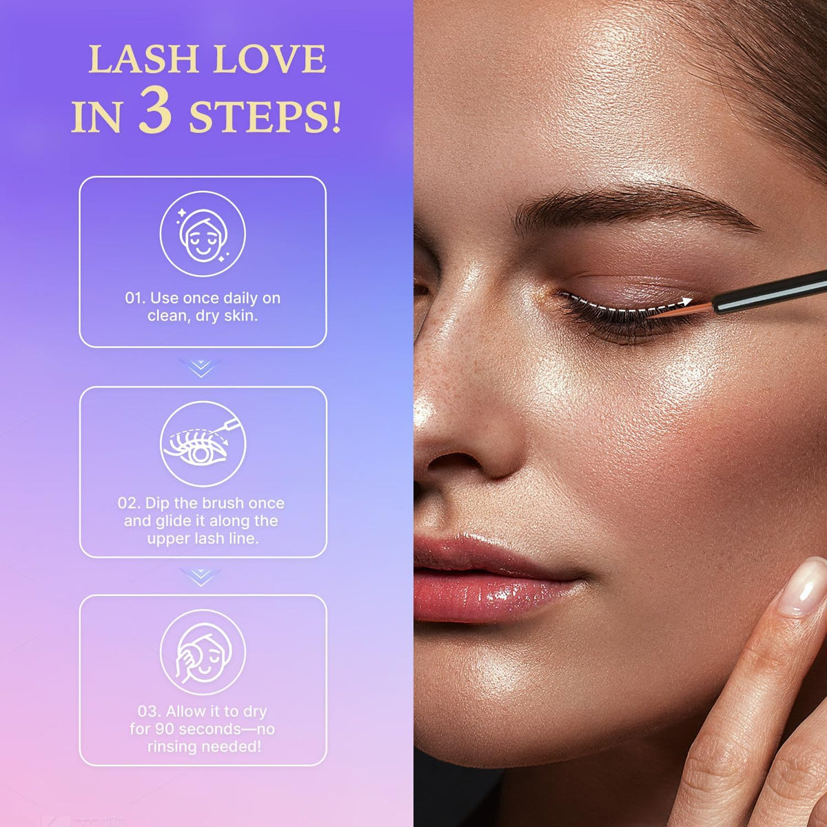 VieBeauti EyeLash Growth Serum for Longer Fuller Thicker - VieBeauti Official Imagery - 6
