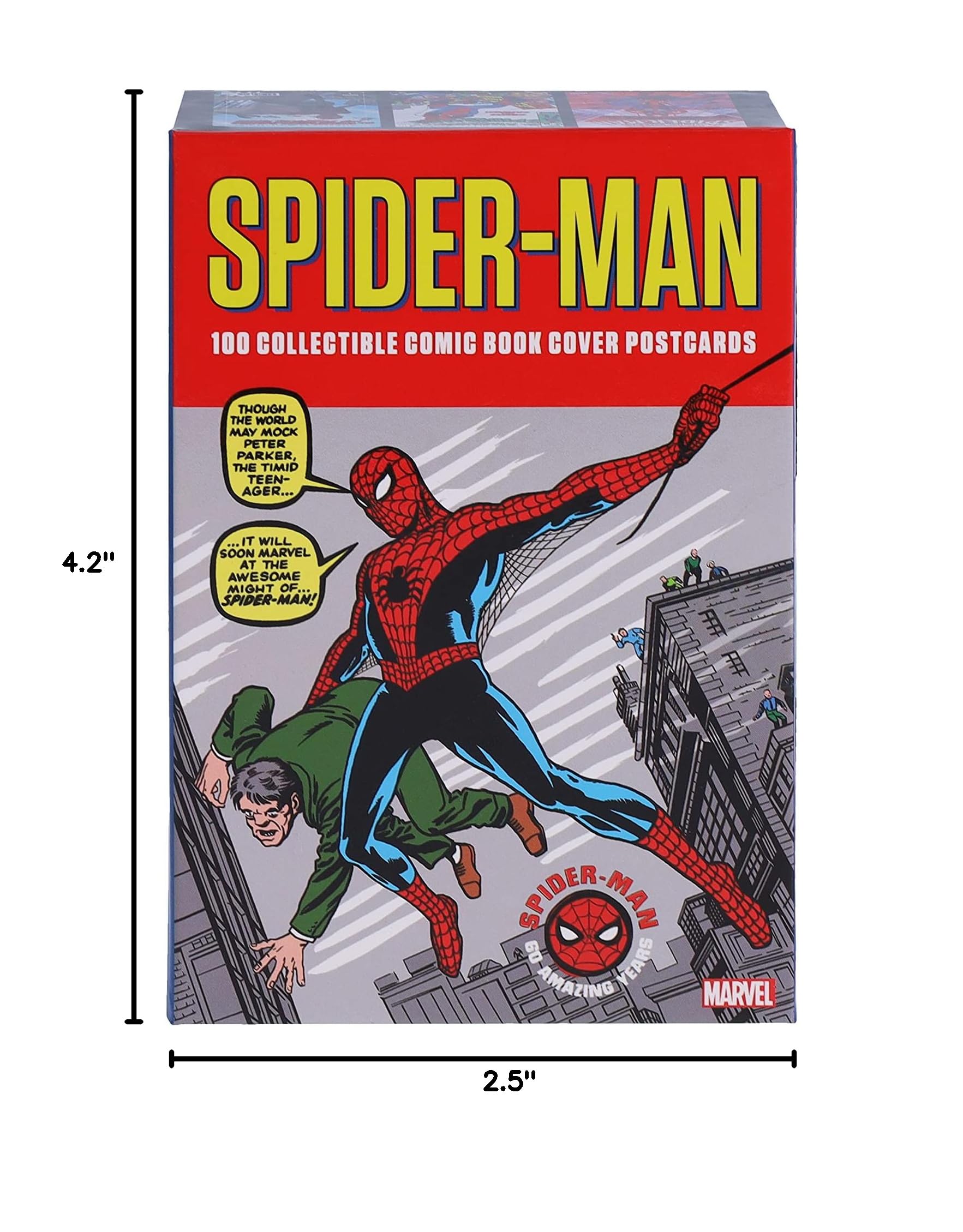 Spider-Man 100 Collectible Comic Book Cover Postcards