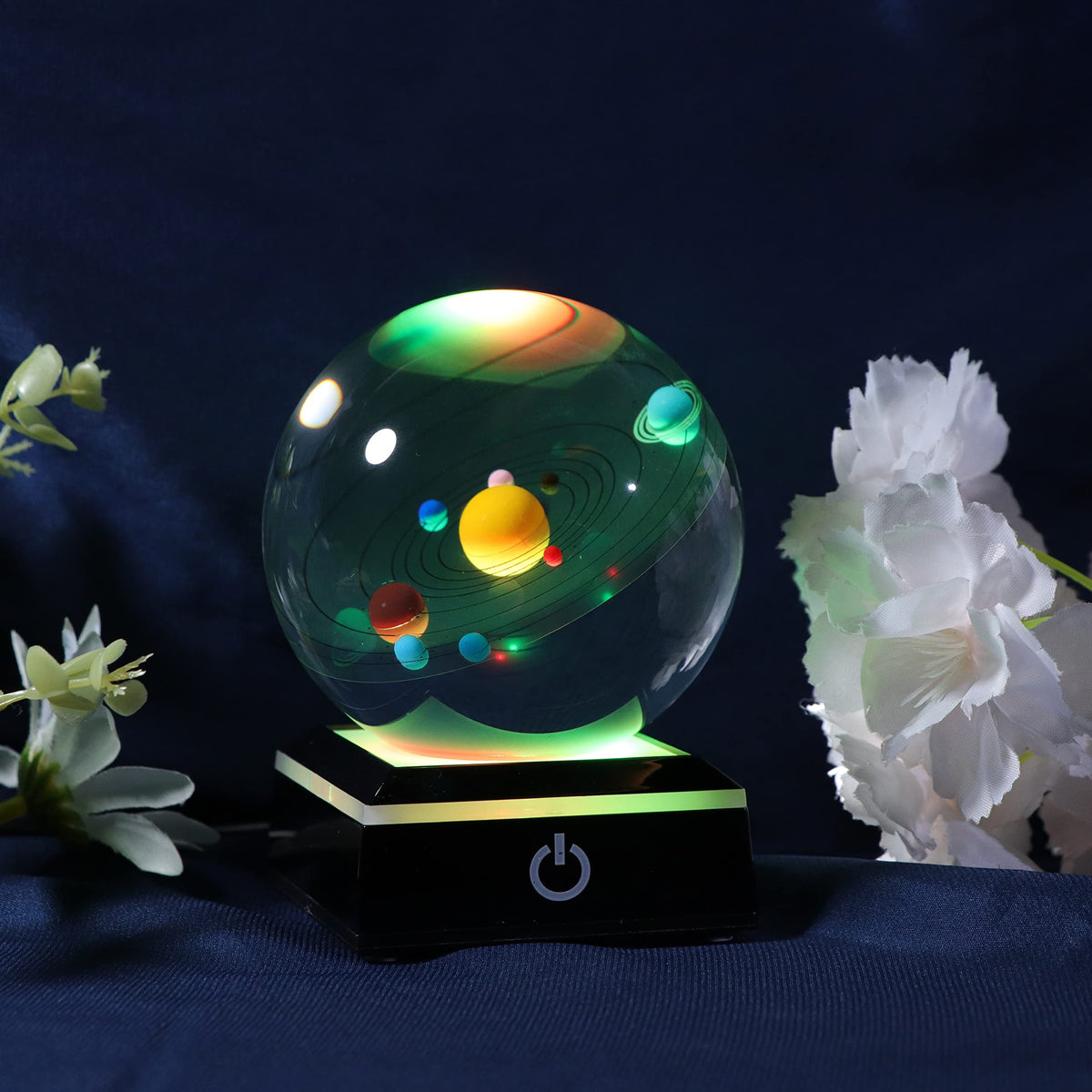 3D Solar System Model Crystal Ball Astronomy Gifts Men Space - Qianwei Official Imagery - 7