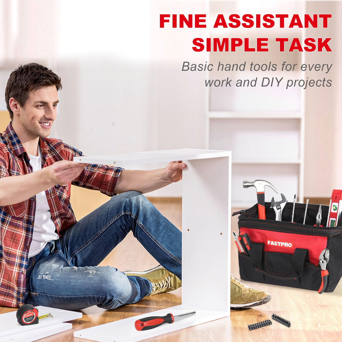 FASTPRO 220 Piece Home Tool Set Household Repairing Tool Kit - FASTPRO Official Imagery - 4
