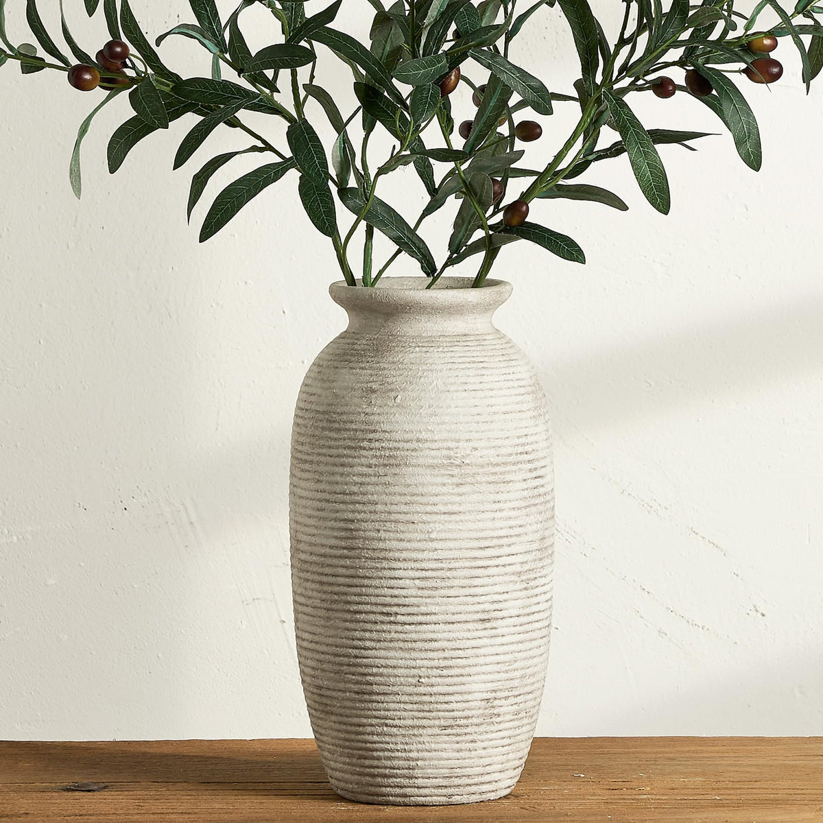 Ceramic Flower Vase 12 5 Large Vases Home Decor Rustic - ooit Official Imagery - 1