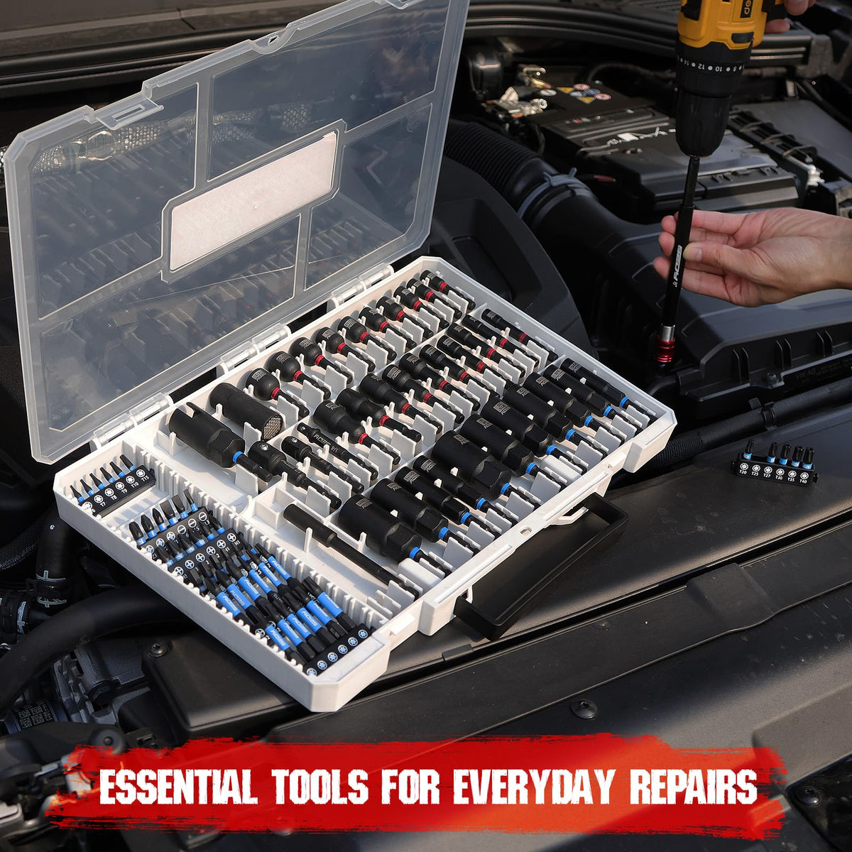 80 Piece Premium Magnetic Impact Nut Driver Set Metric SAE - SEDY Official Imagery - 8