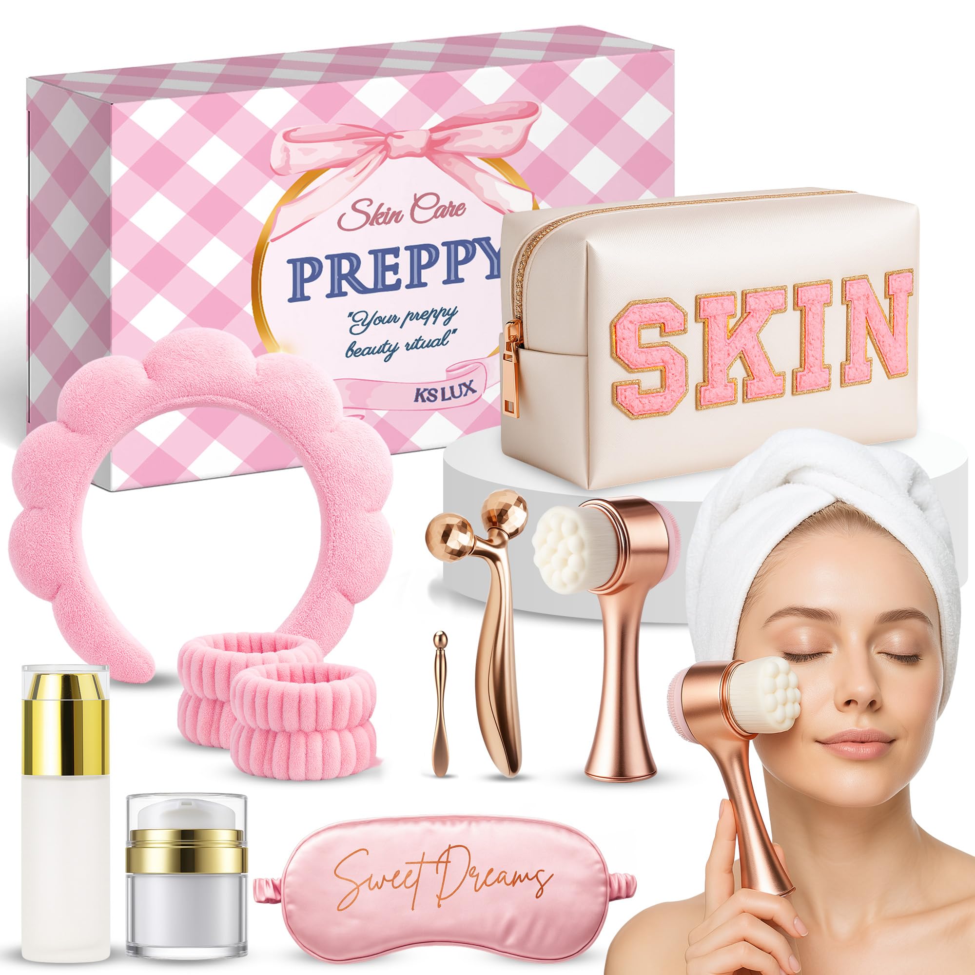 Skincare tools set, cute skin care tool for teens, facial - KS LUX