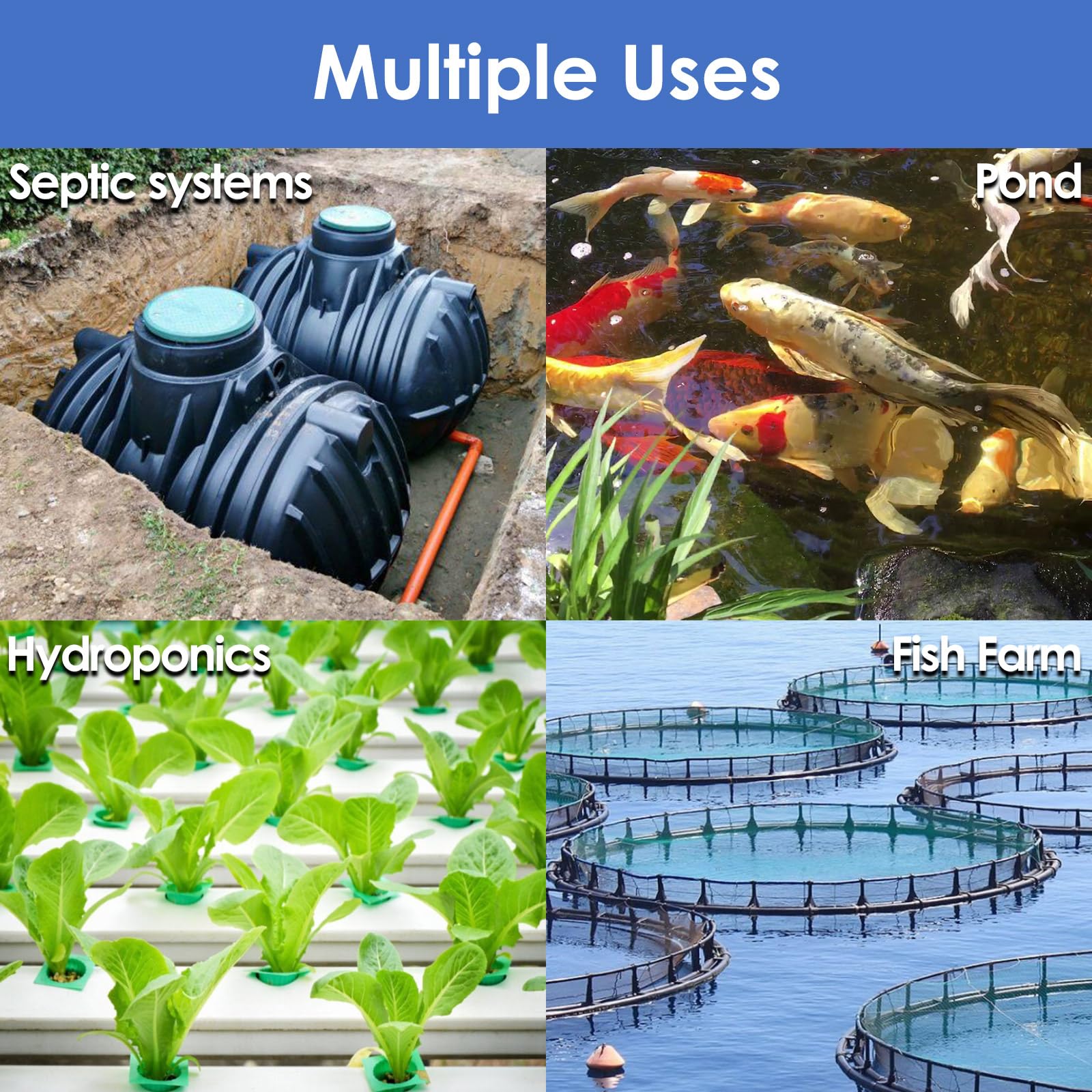 AquaMiracle Super Powerful Linear Air Pump AP-60 Pond Aerator, 95 - AquaMiracle Official Product View 6