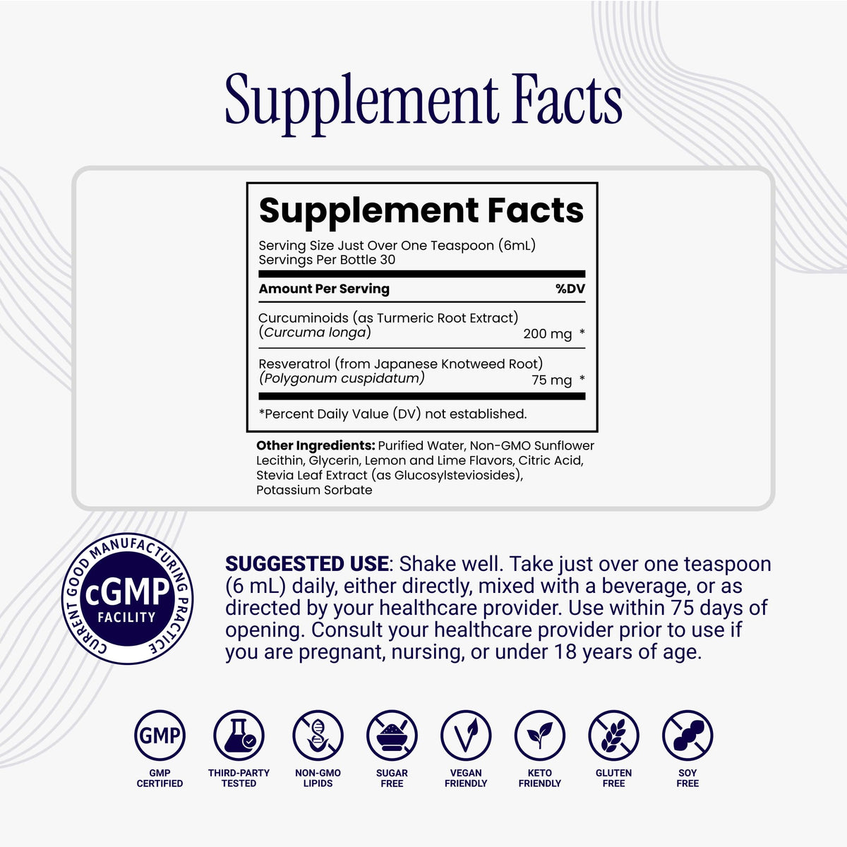 Rho Nutrition Liposomal Curcumin Resveratrol Ultra High - Rho Nutrition Official Imagery - 4