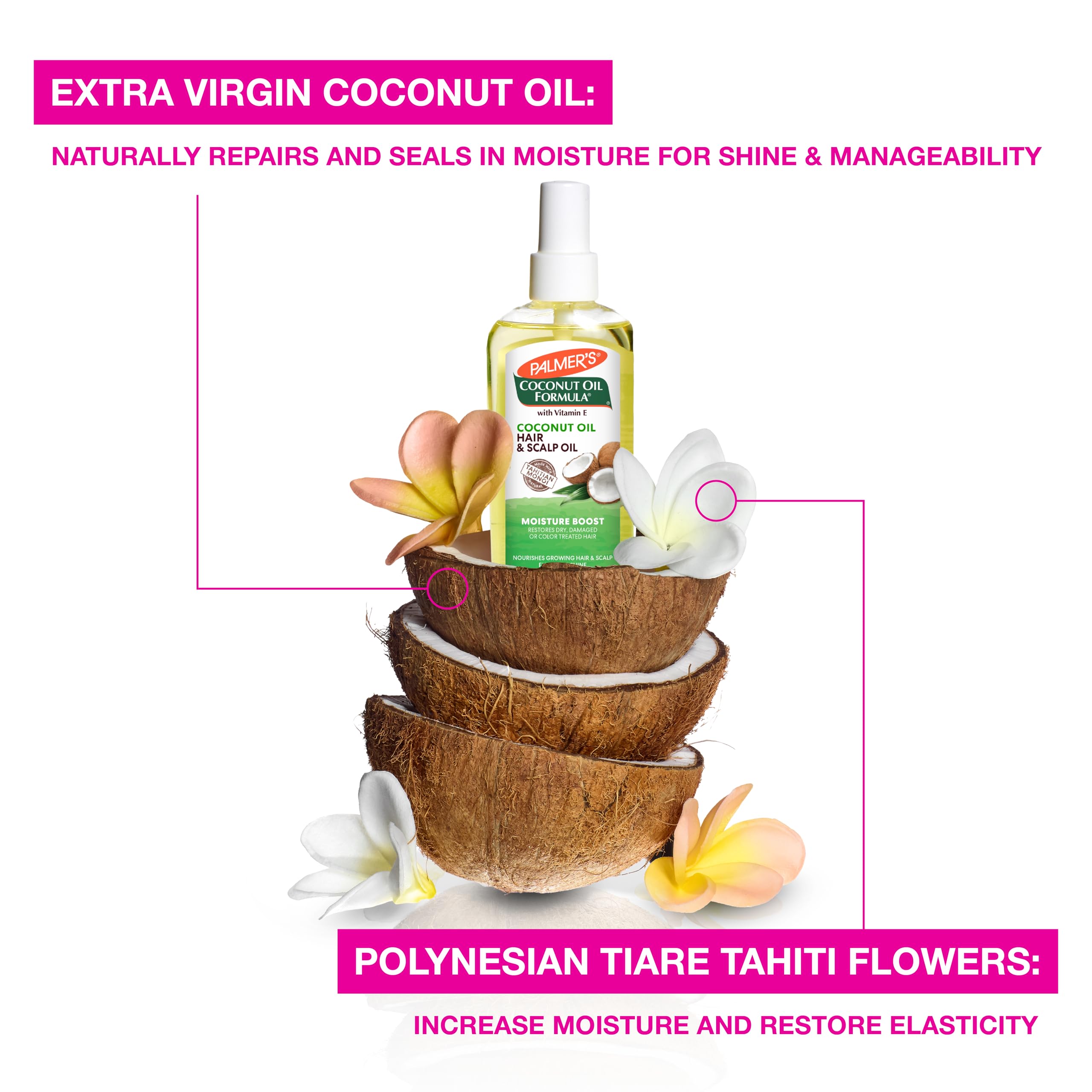 Palmer's Moisture Boost Hair & Scalp Restorative Coconut Oil - Palmer's Official Product View 7