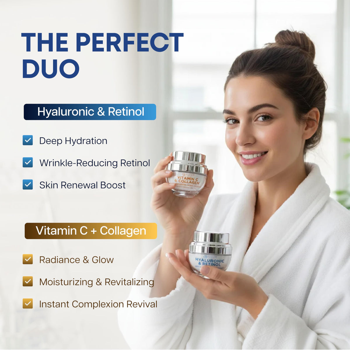 Clear Beauty Face Moisturizer Cream Value Set Dermatologist - Clear Beauty Official Imagery - 5