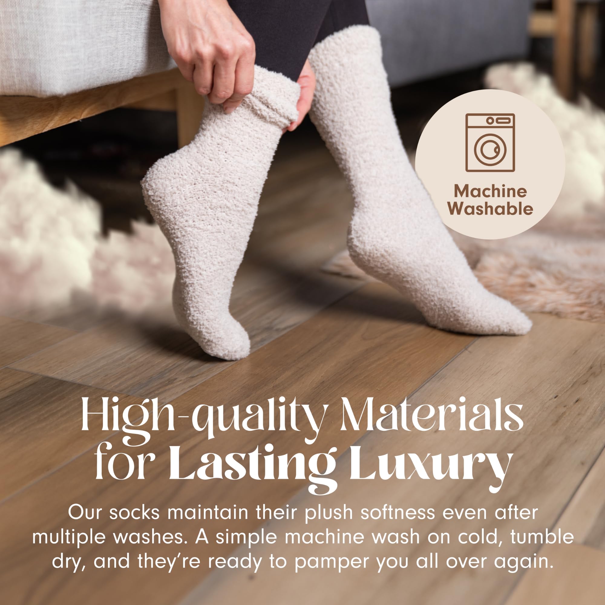 Unboxme Gifts Warm & Cozy Ultra-Luxe Cloud Sock, Gift for Women & Men - View 4