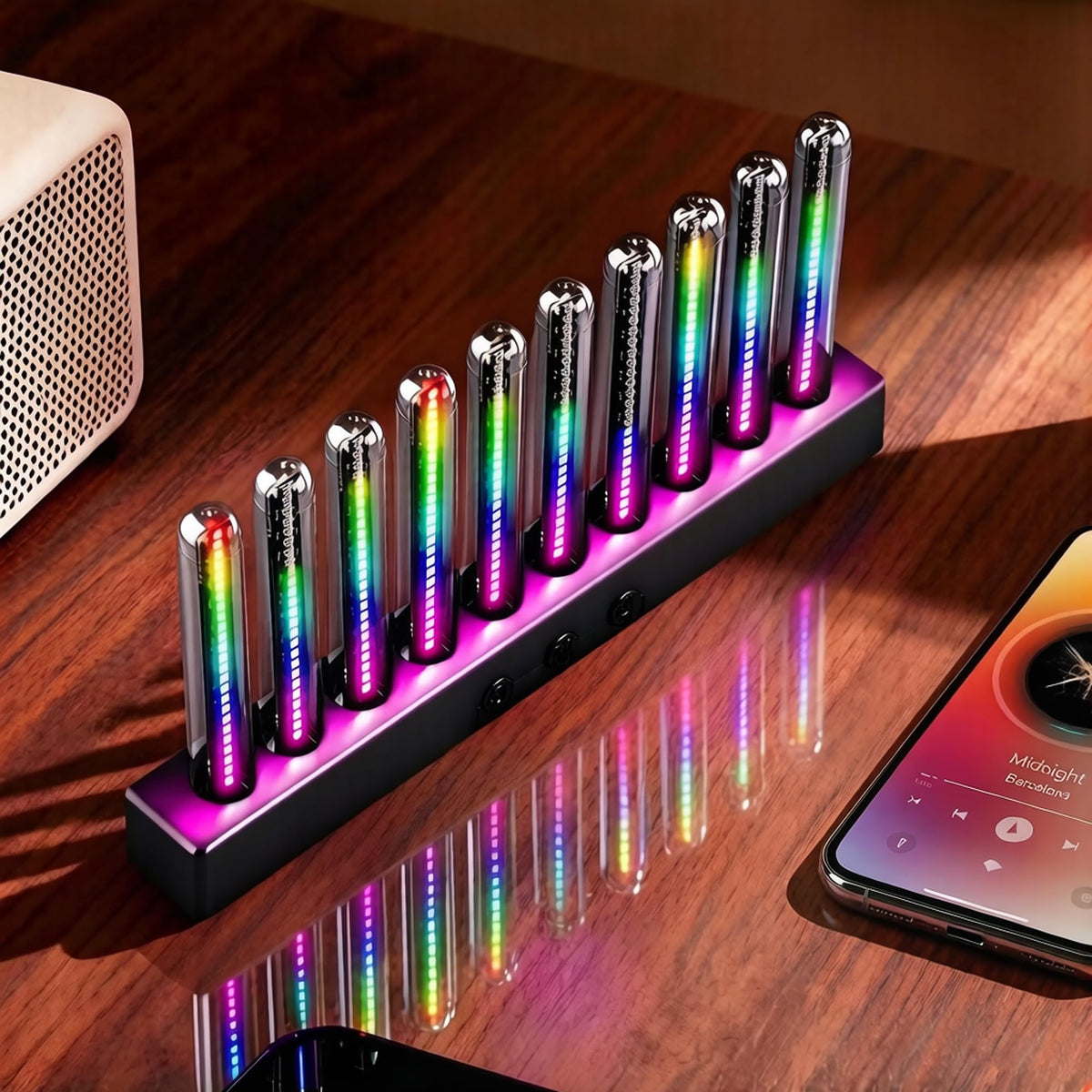 Audio Visualizer Gadget Rechargeable RGB Sound Activated - BSOD Official Imagery - 1